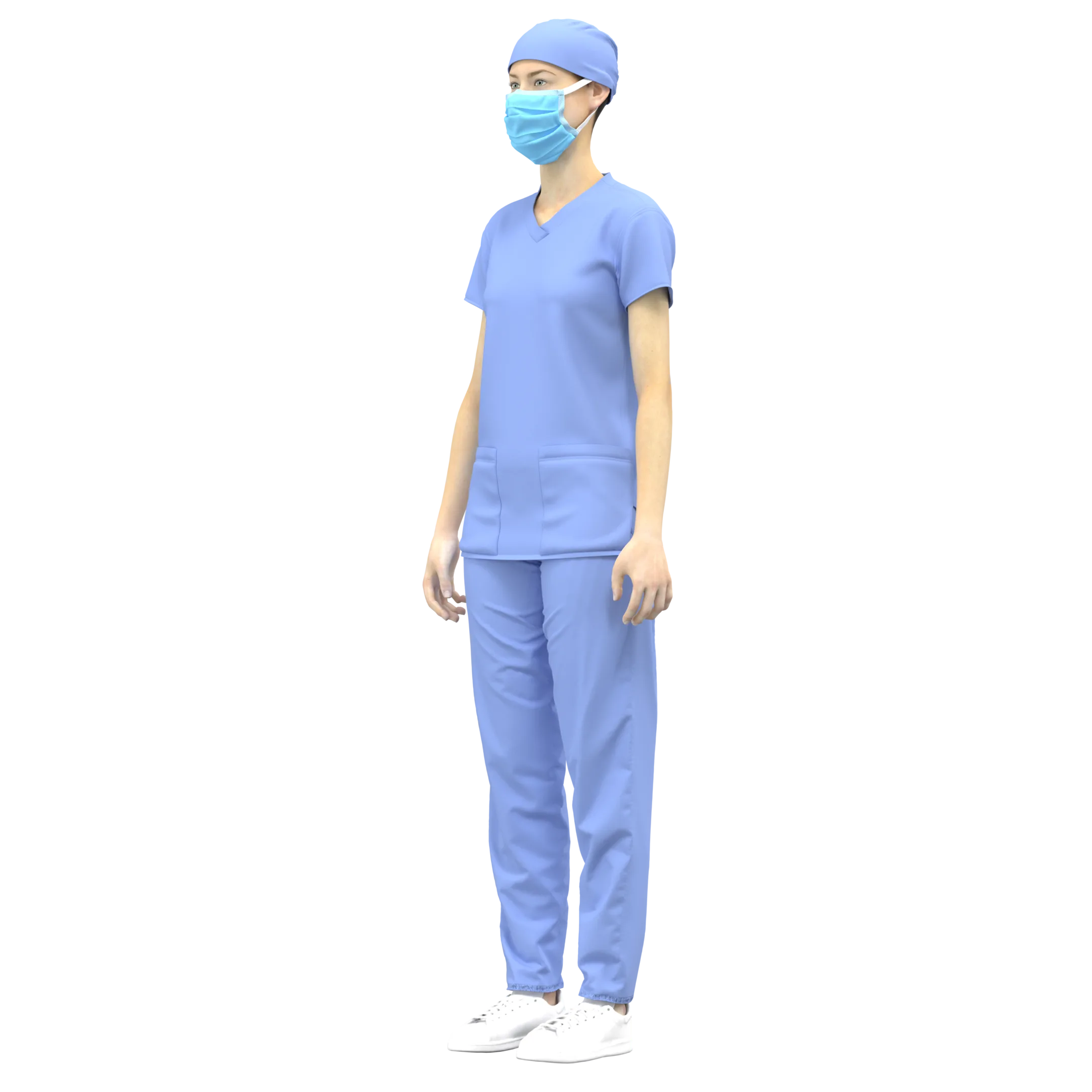 Nurse Uniform - Marvelous Designer & Clo3d