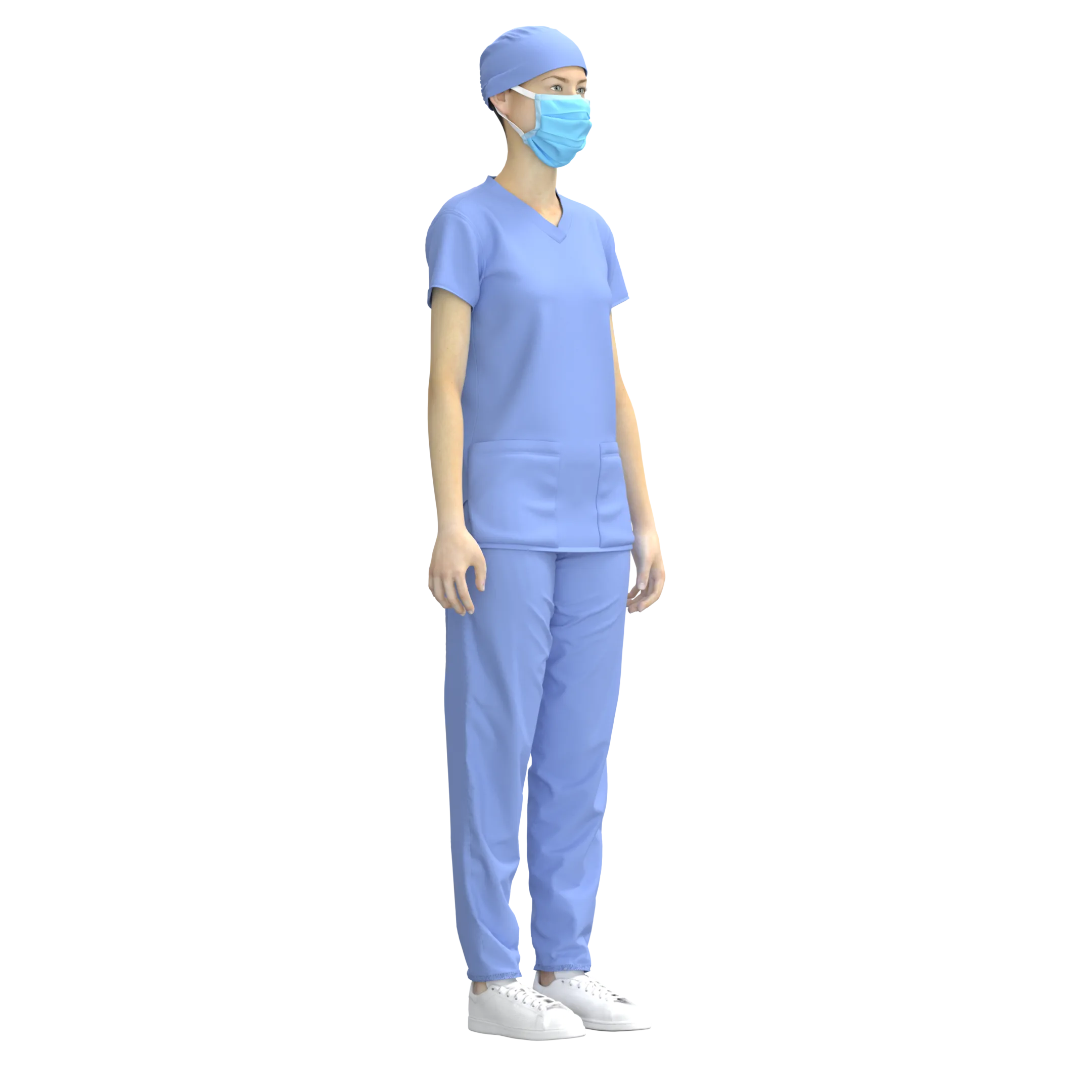 Nurse Uniform - Marvelous Designer & Clo3d