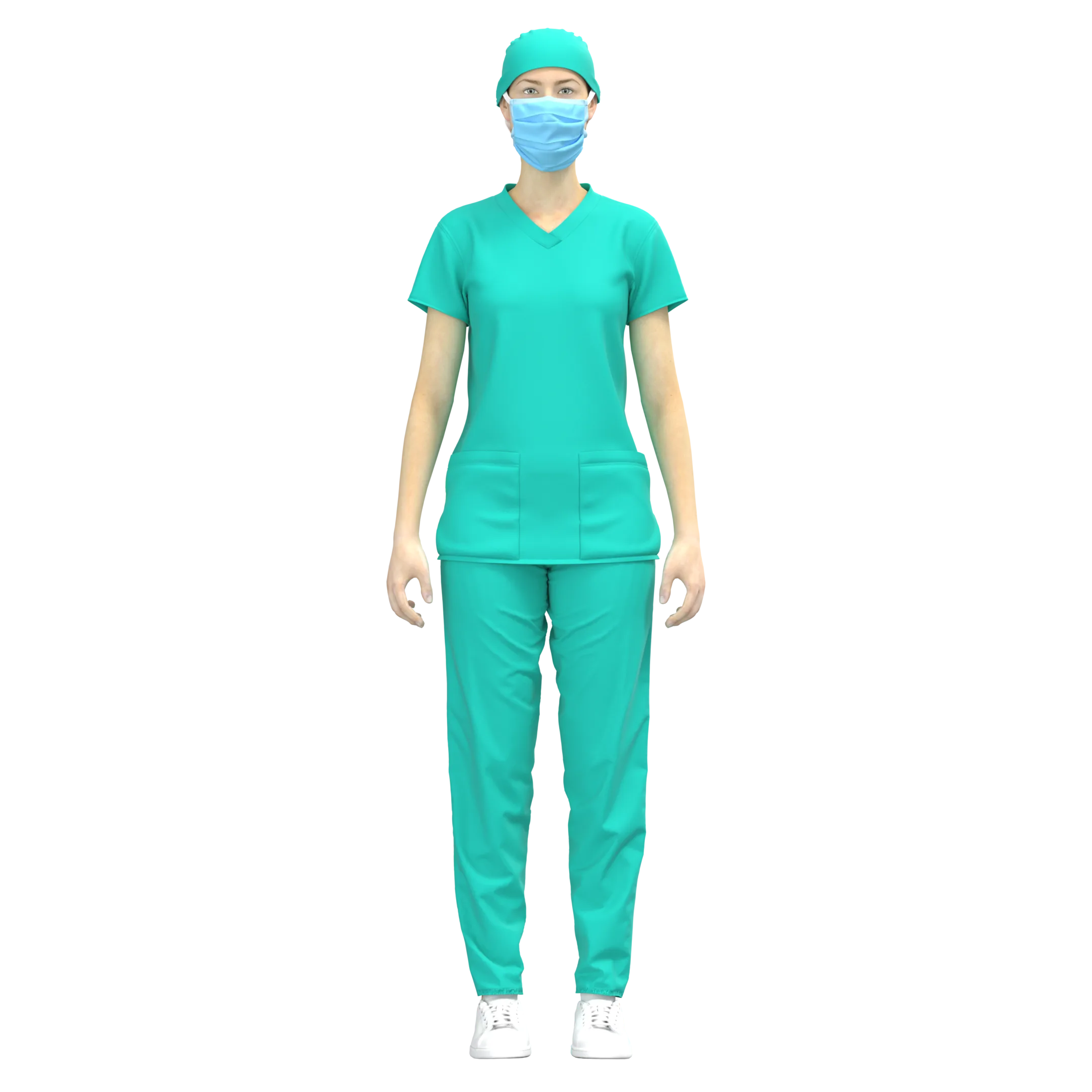 Nurse Uniform - Marvelous Designer & Clo3d