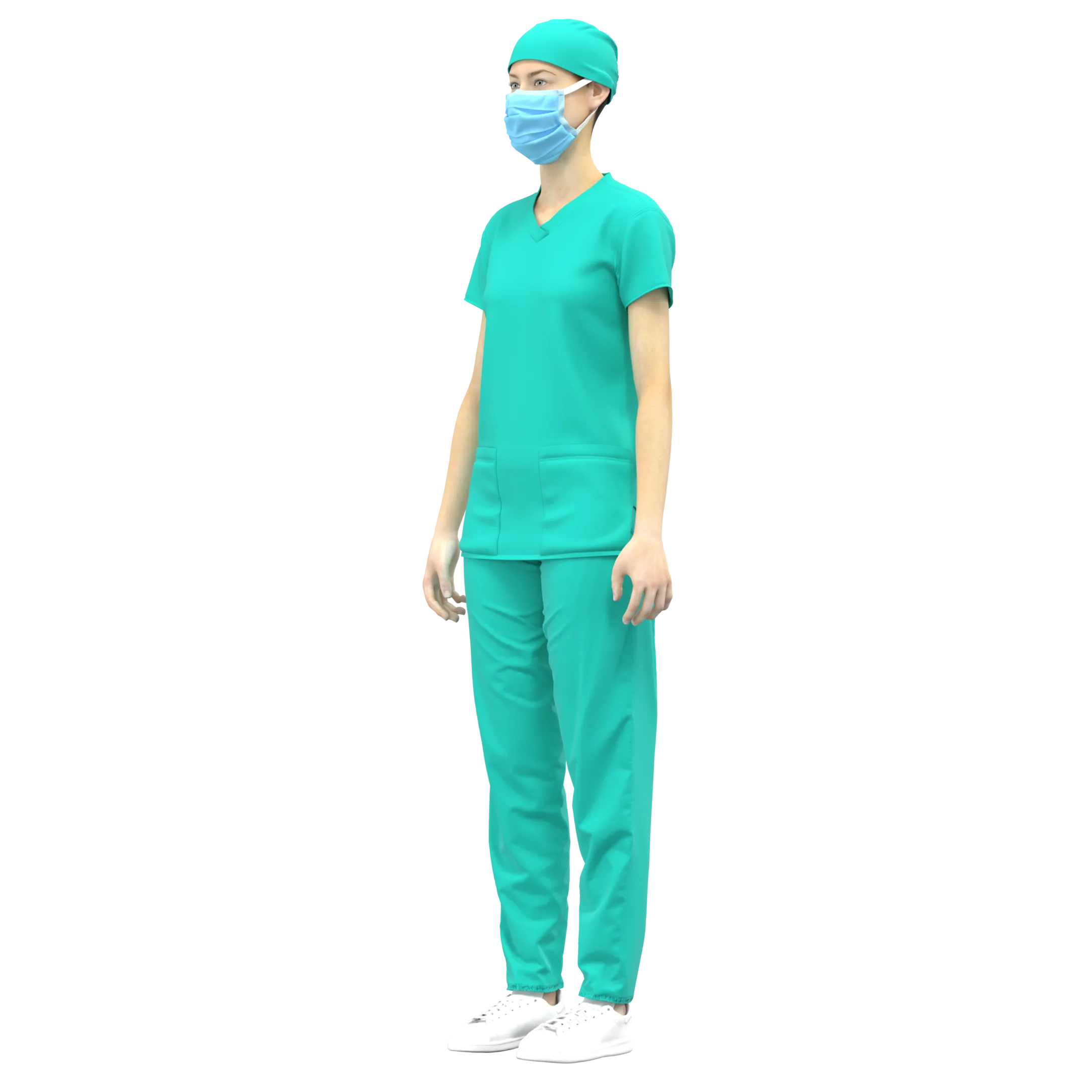 Nurse Uniform - Marvelous Designer & Clo3d