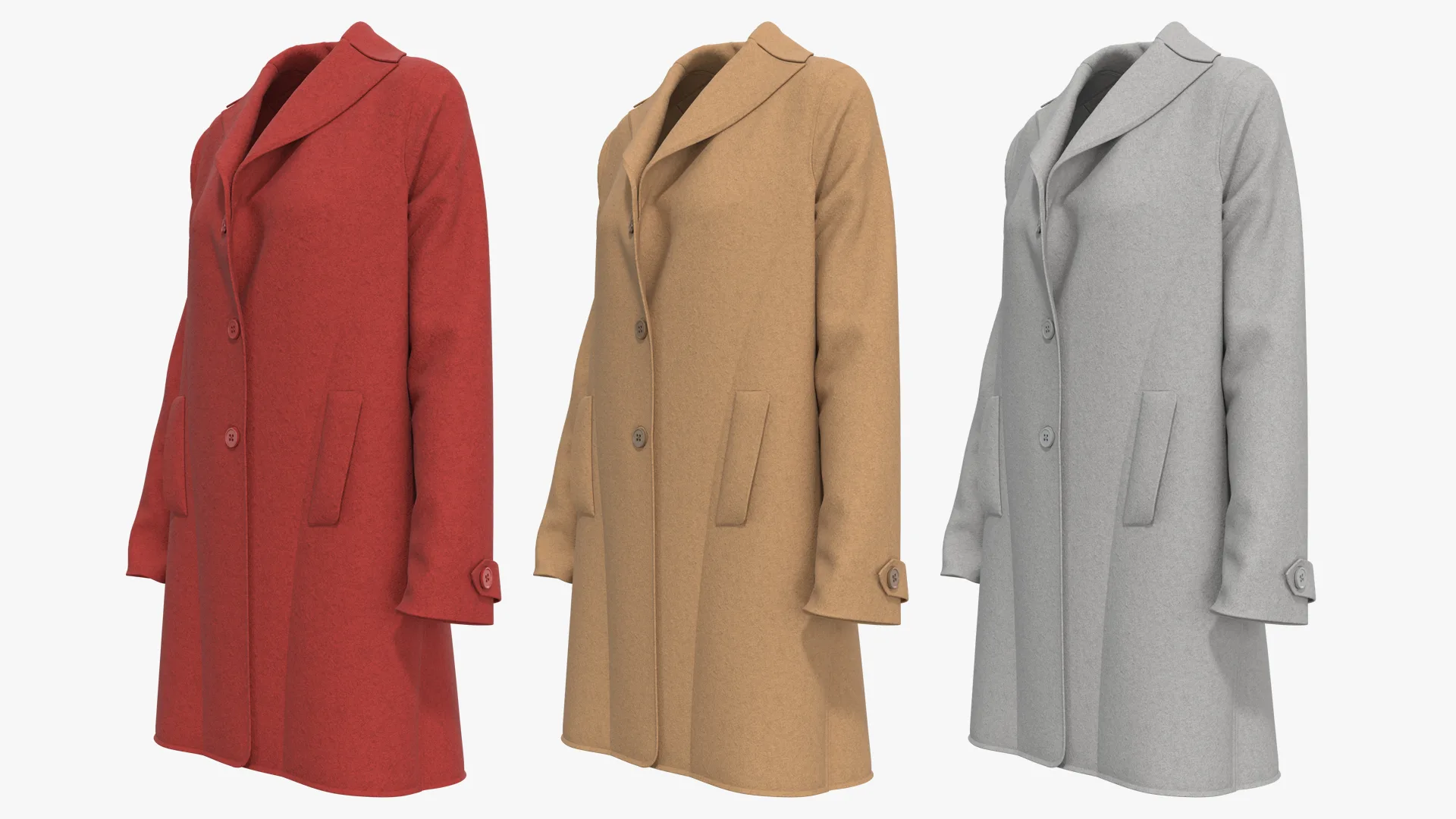 Classic Coat - Marvelous Designer & Clo3d