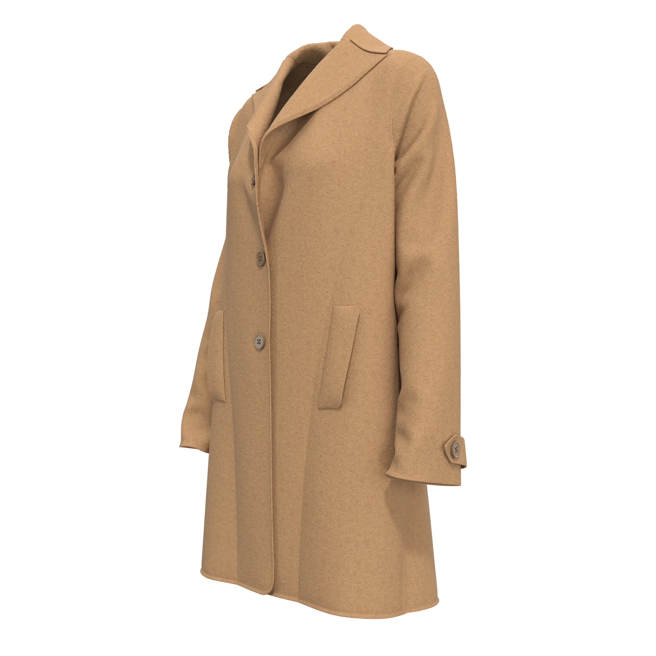 Classic Coat - Marvelous Designer & Clo3d