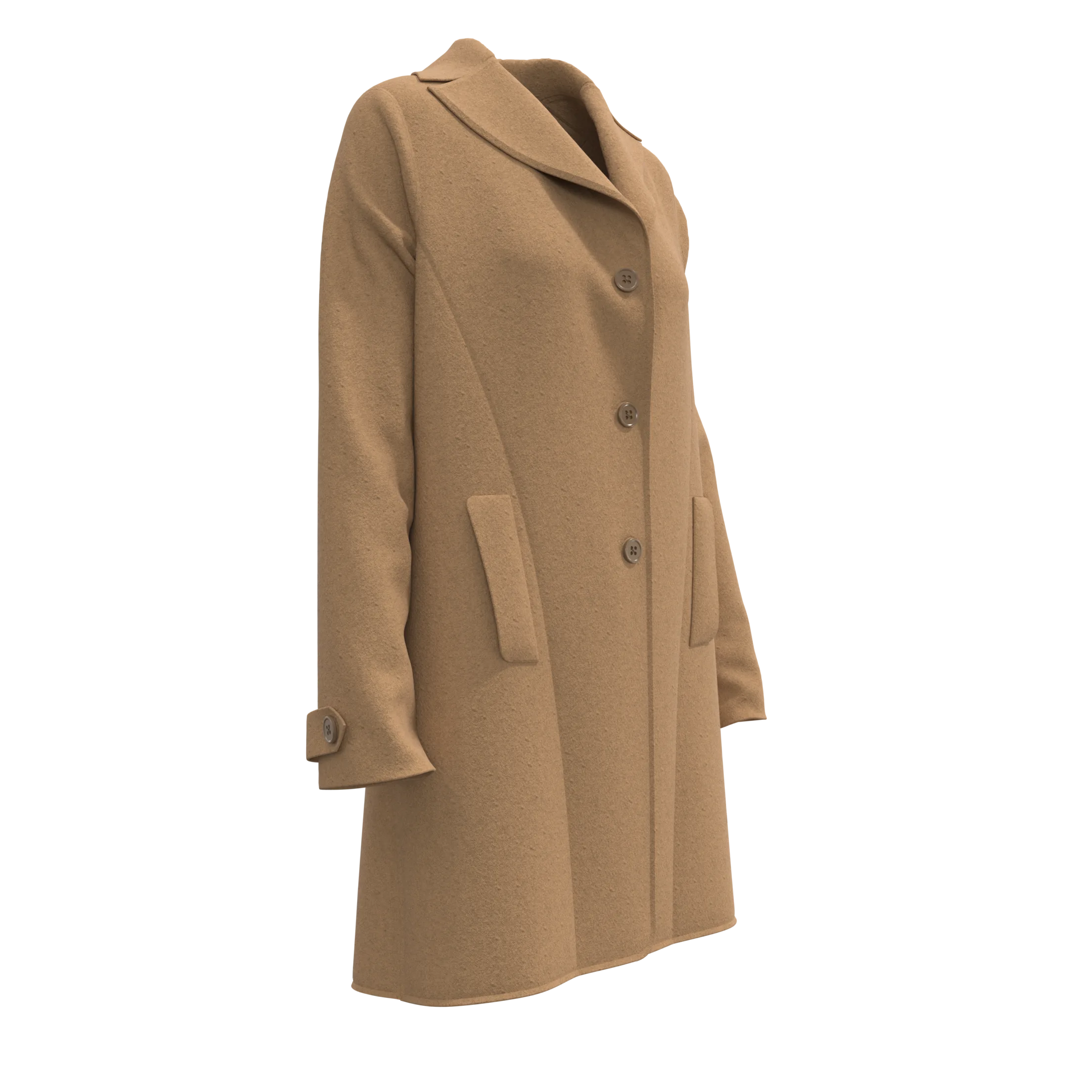 Classic Coat - Marvelous Designer & Clo3d