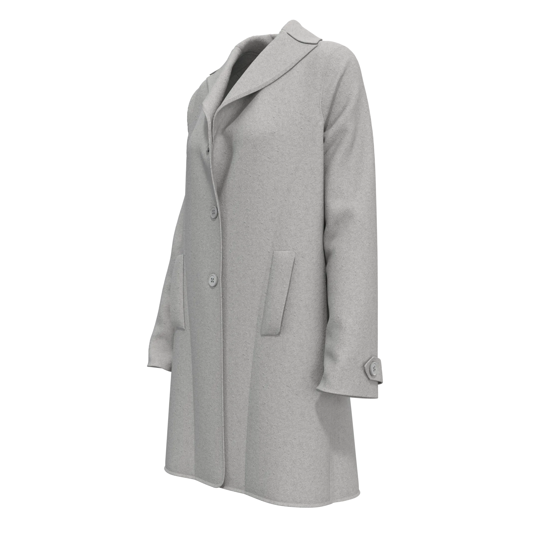 Classic Coat - Marvelous Designer & Clo3d