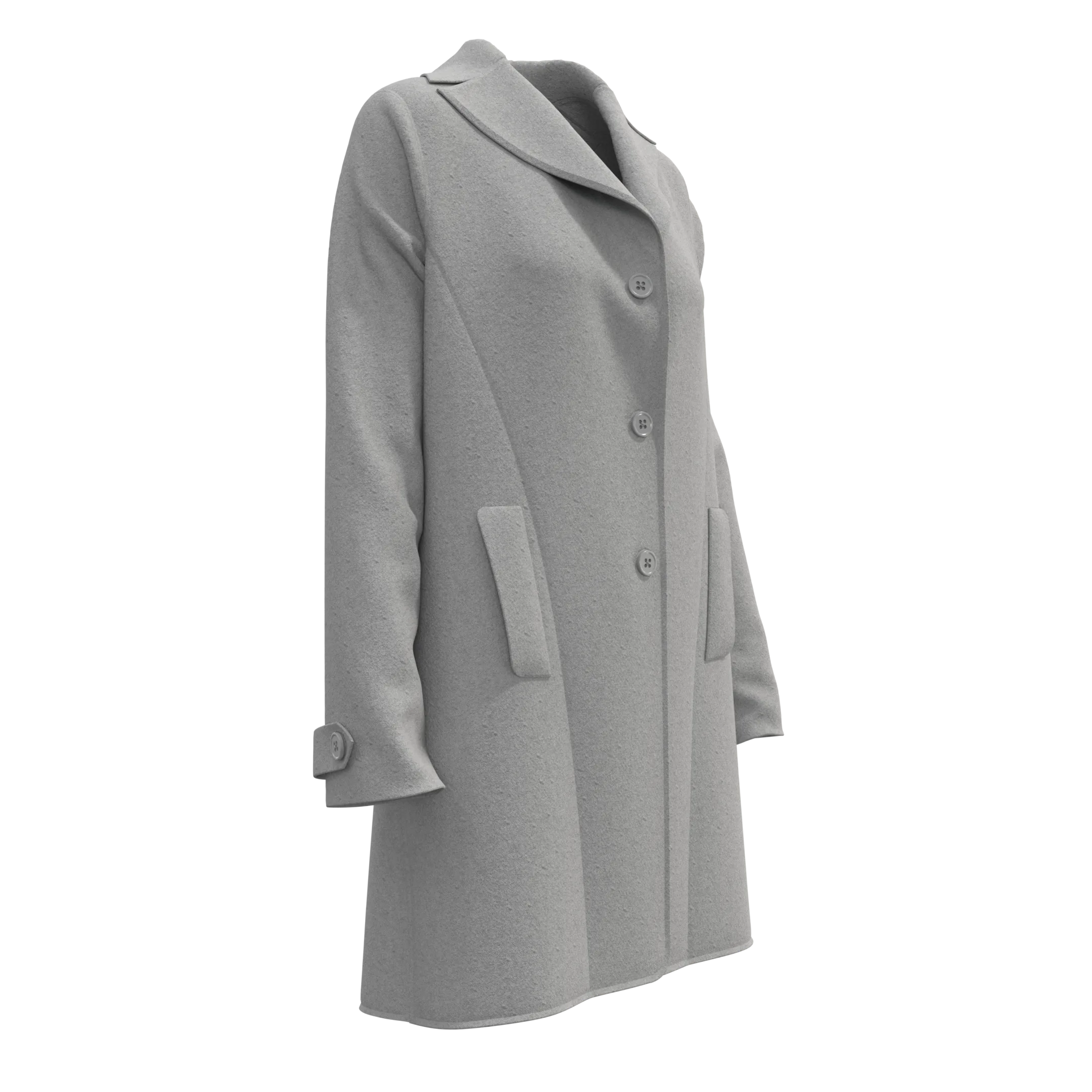 Classic Coat - Marvelous Designer & Clo3d