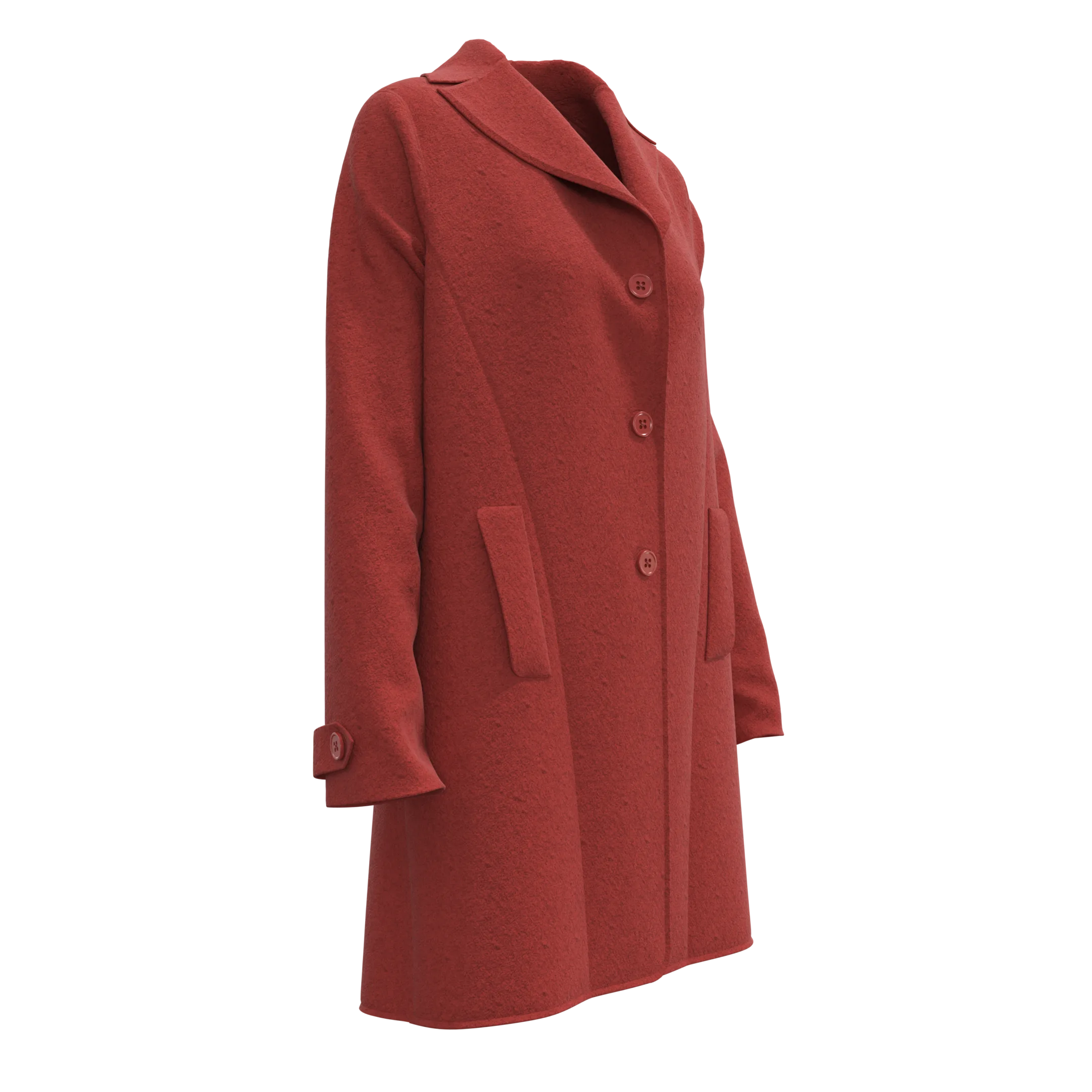 Classic Coat - Marvelous Designer & Clo3d