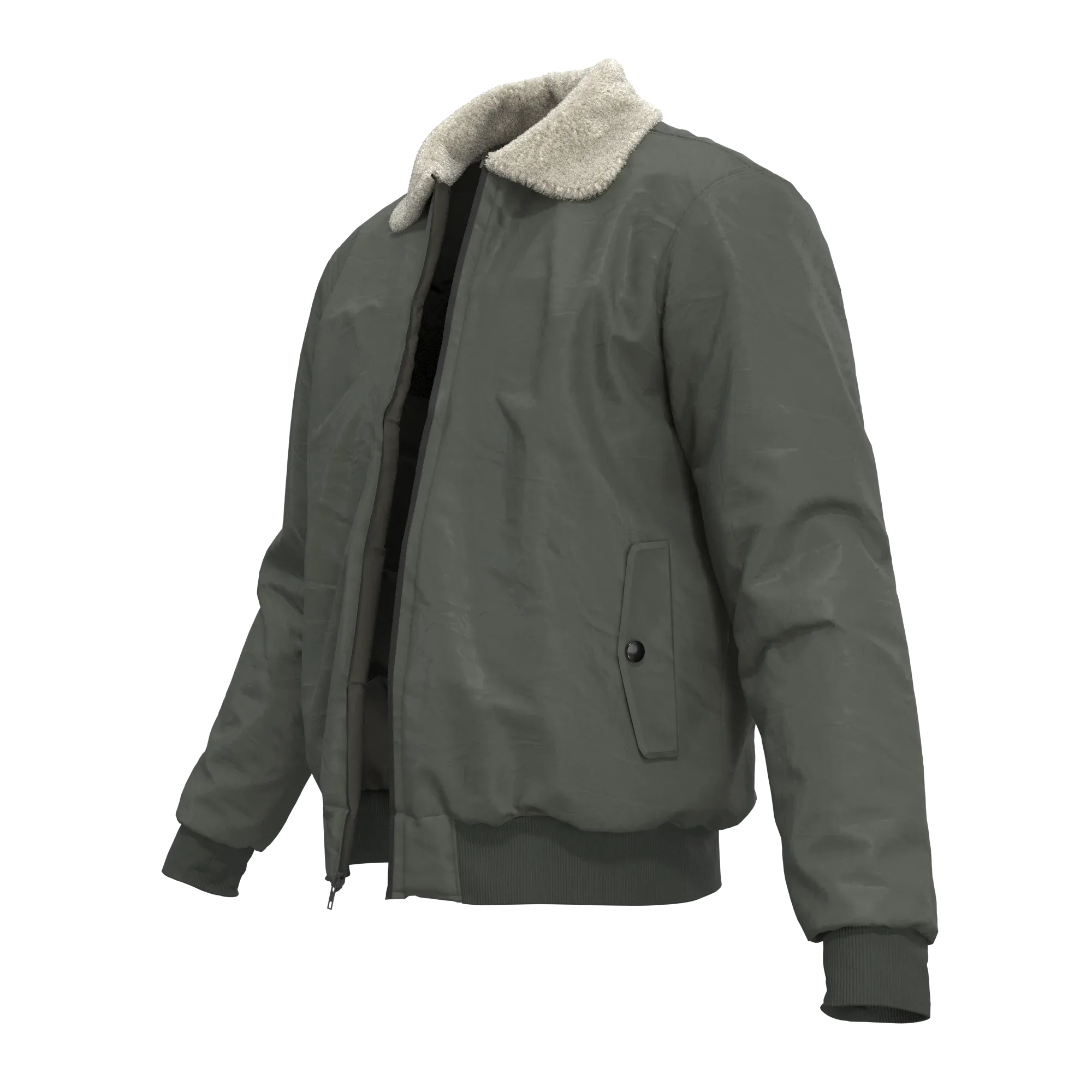 Urban Classic Men's Pilot Jacket - Marvelous Designer & Clo3d