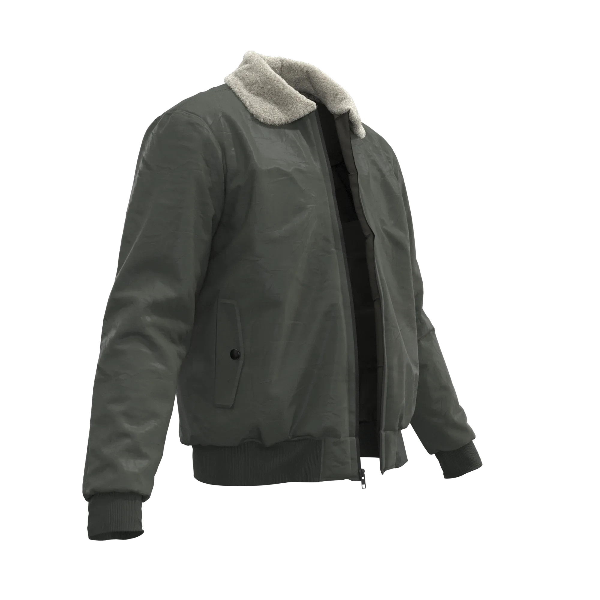 Urban Classic Men's Pilot Jacket - Marvelous Designer & Clo3d