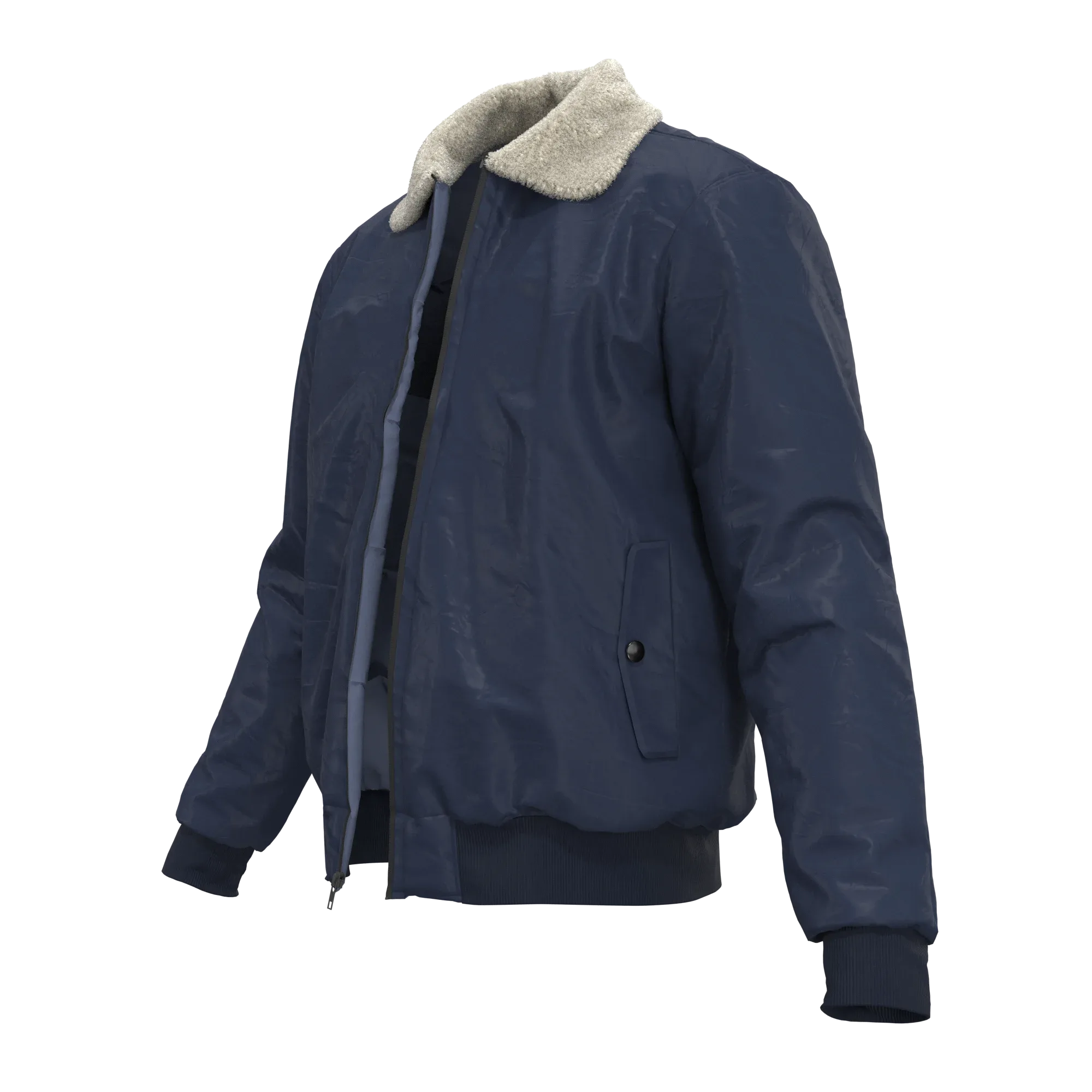 Urban Classic Men's Pilot Jacket - Marvelous Designer & Clo3d