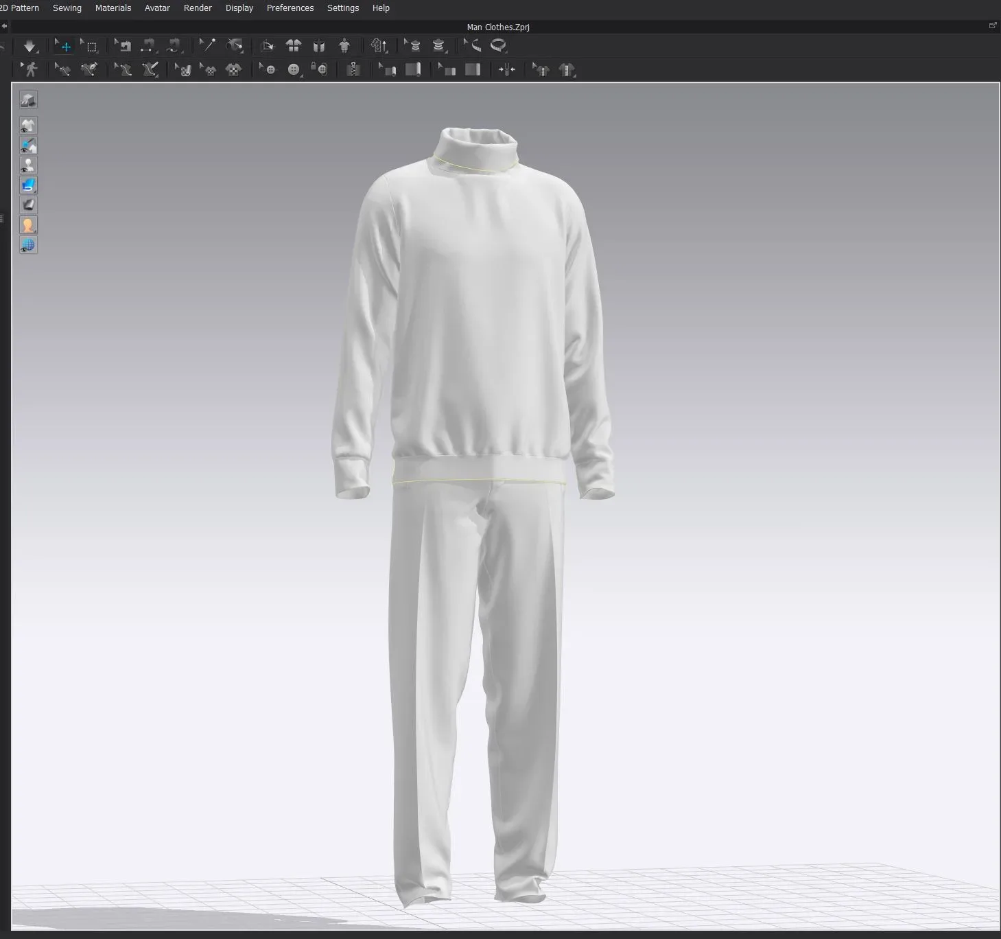 Men's Clothes - Marvelous Designer & Clo3d