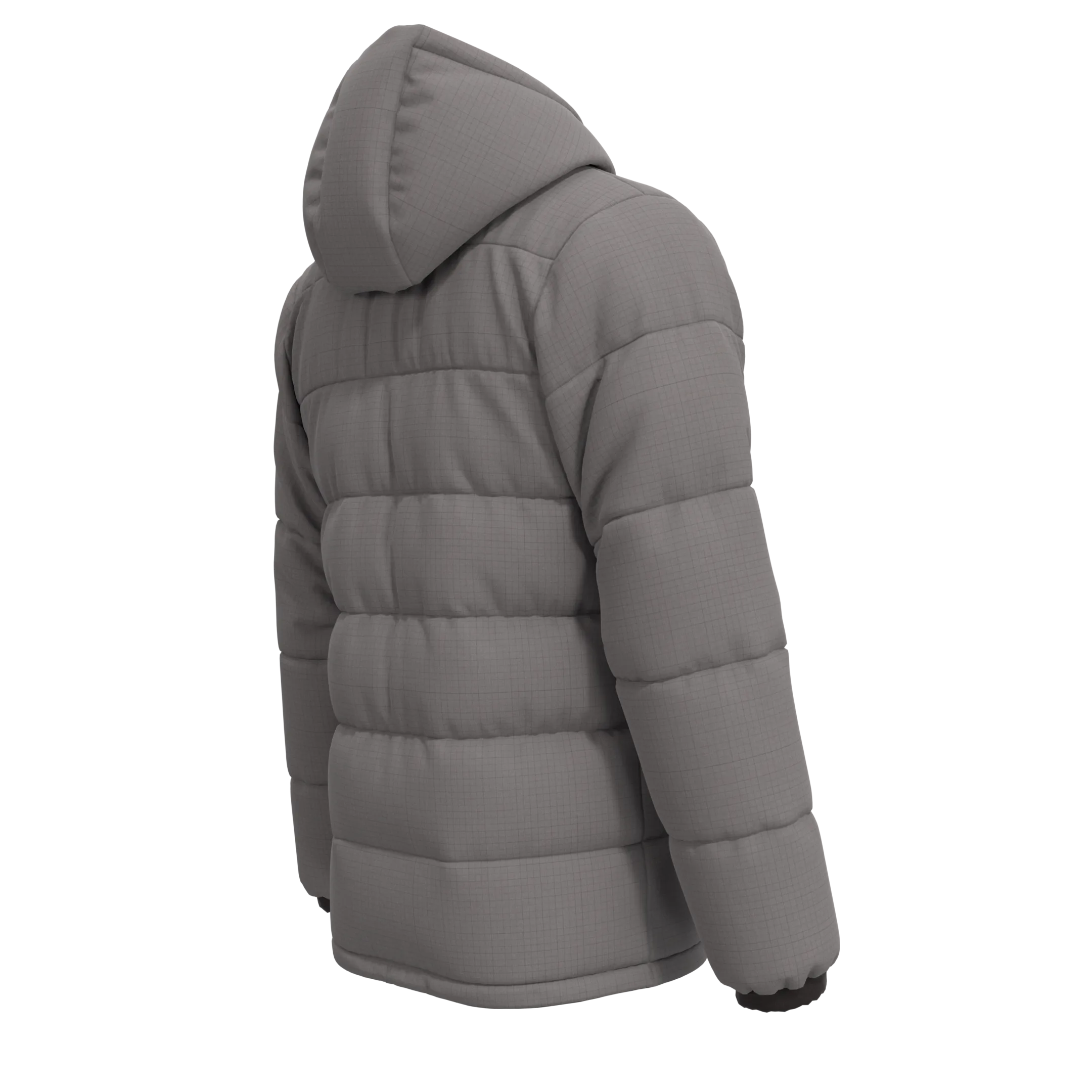 Men Down Jacket - Marvelous Designer - Clo3d