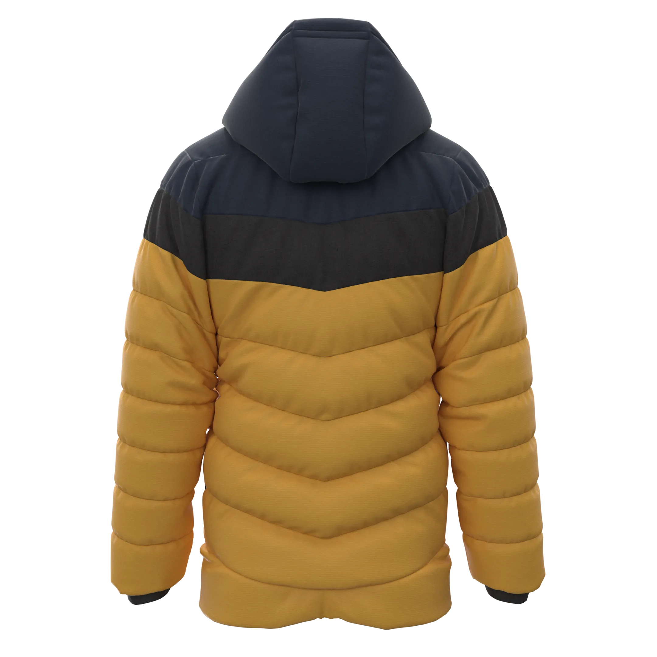 Men Winter Casual Hooded Jacket - Marvelous designer - Clo3d