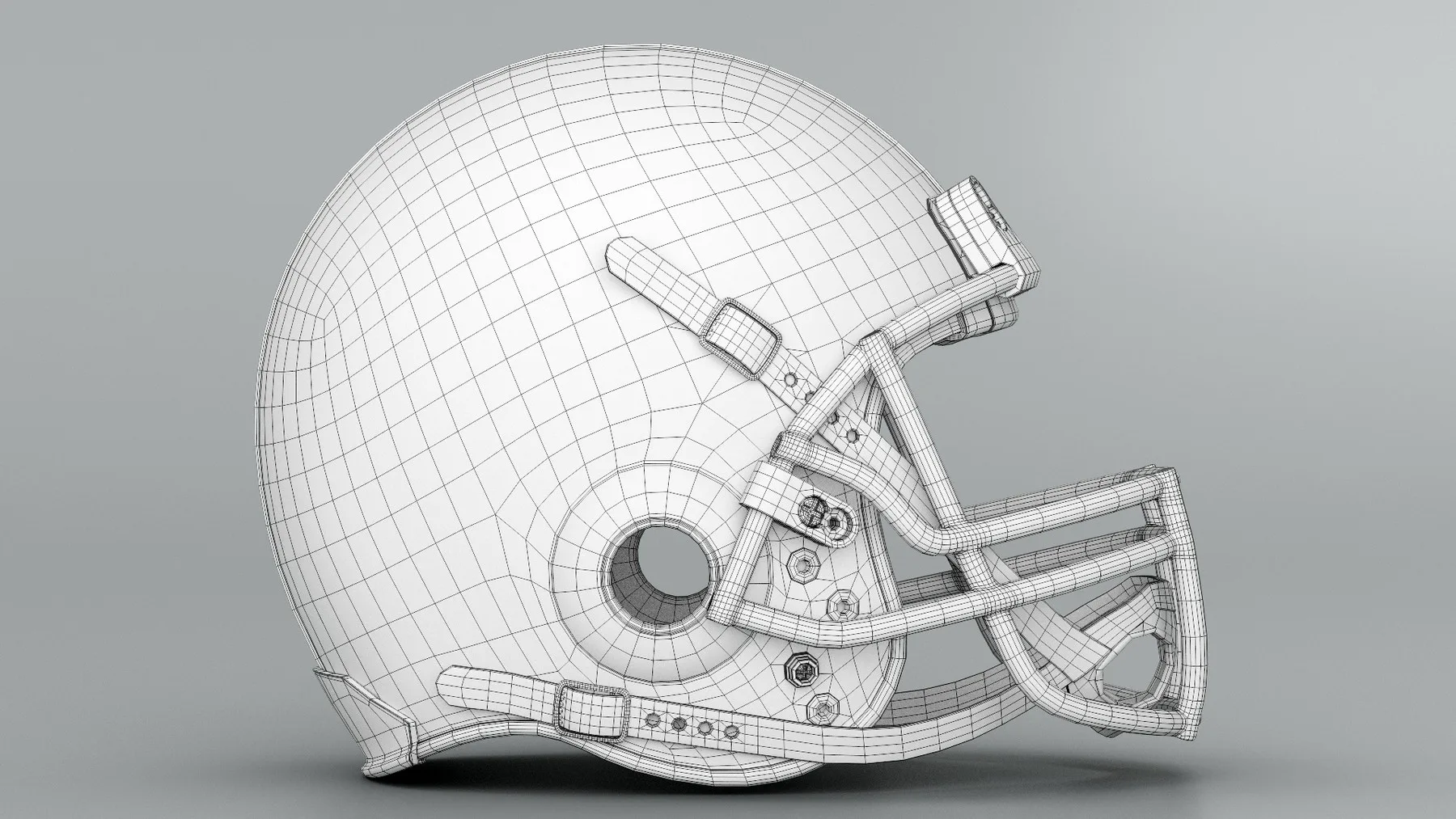 American Football Helmet ( Game Ready Model / PBR Texture / UV )