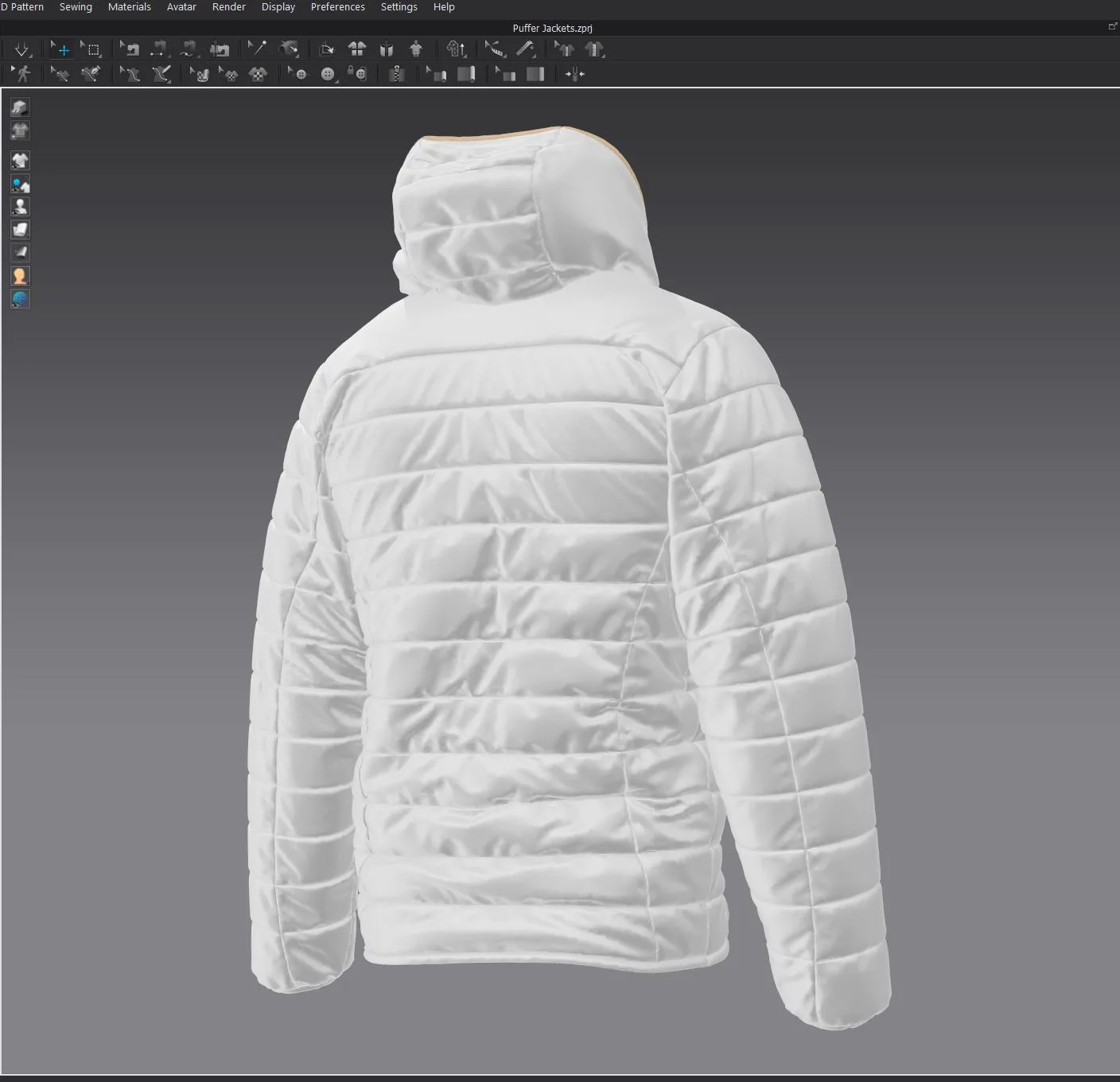 Puffer Jackets - Marvelous Designer - Clo3d