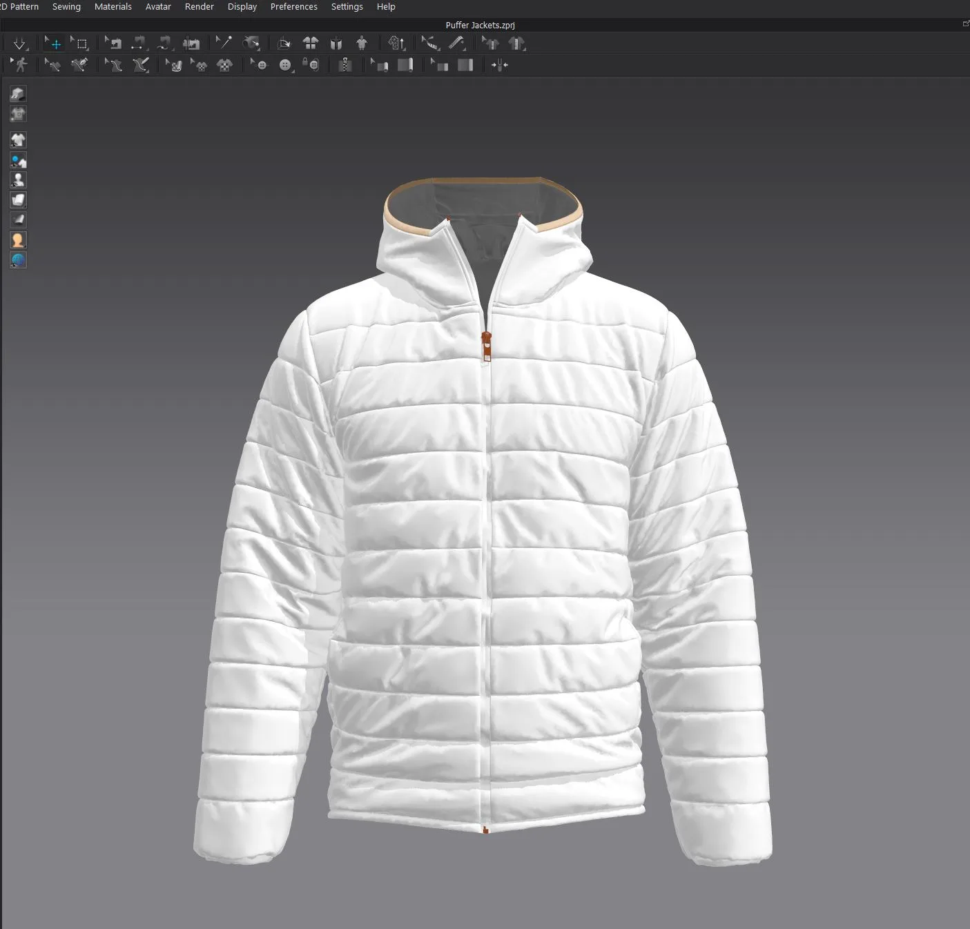 Puffer Jackets - Marvelous Designer - Clo3d