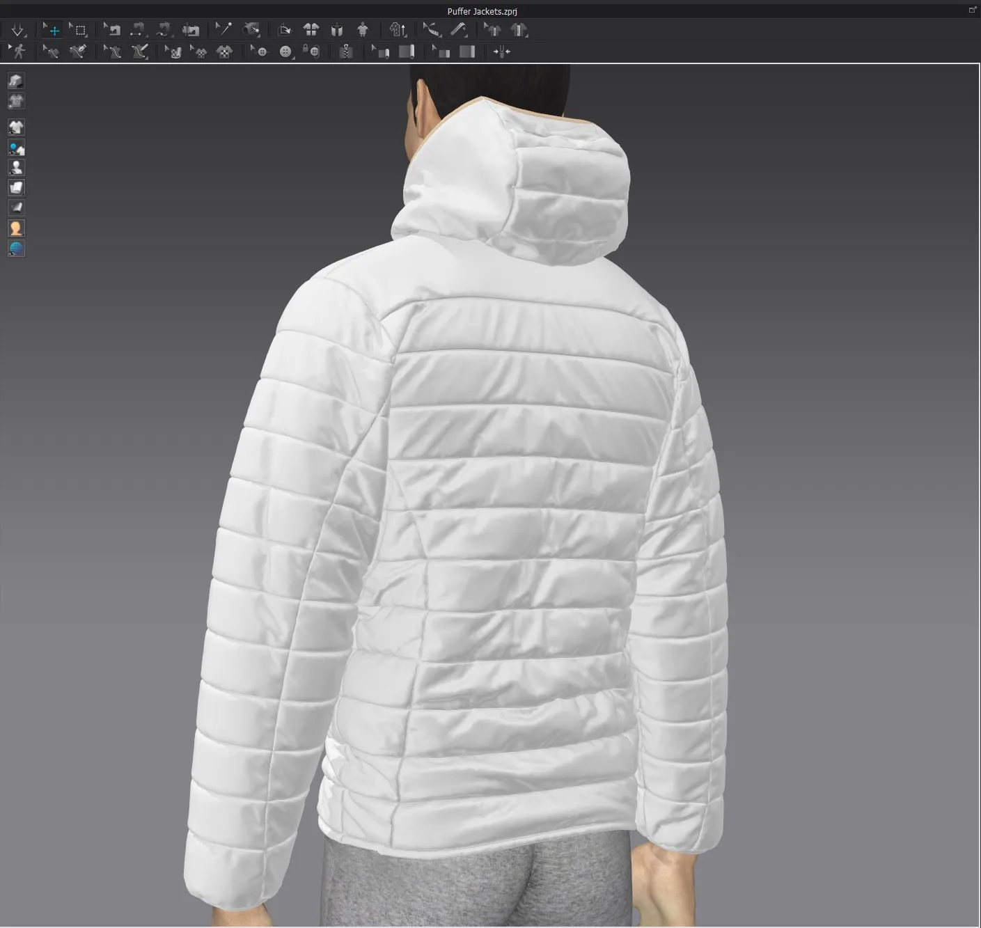 Puffer Jackets - Marvelous Designer - Clo3d