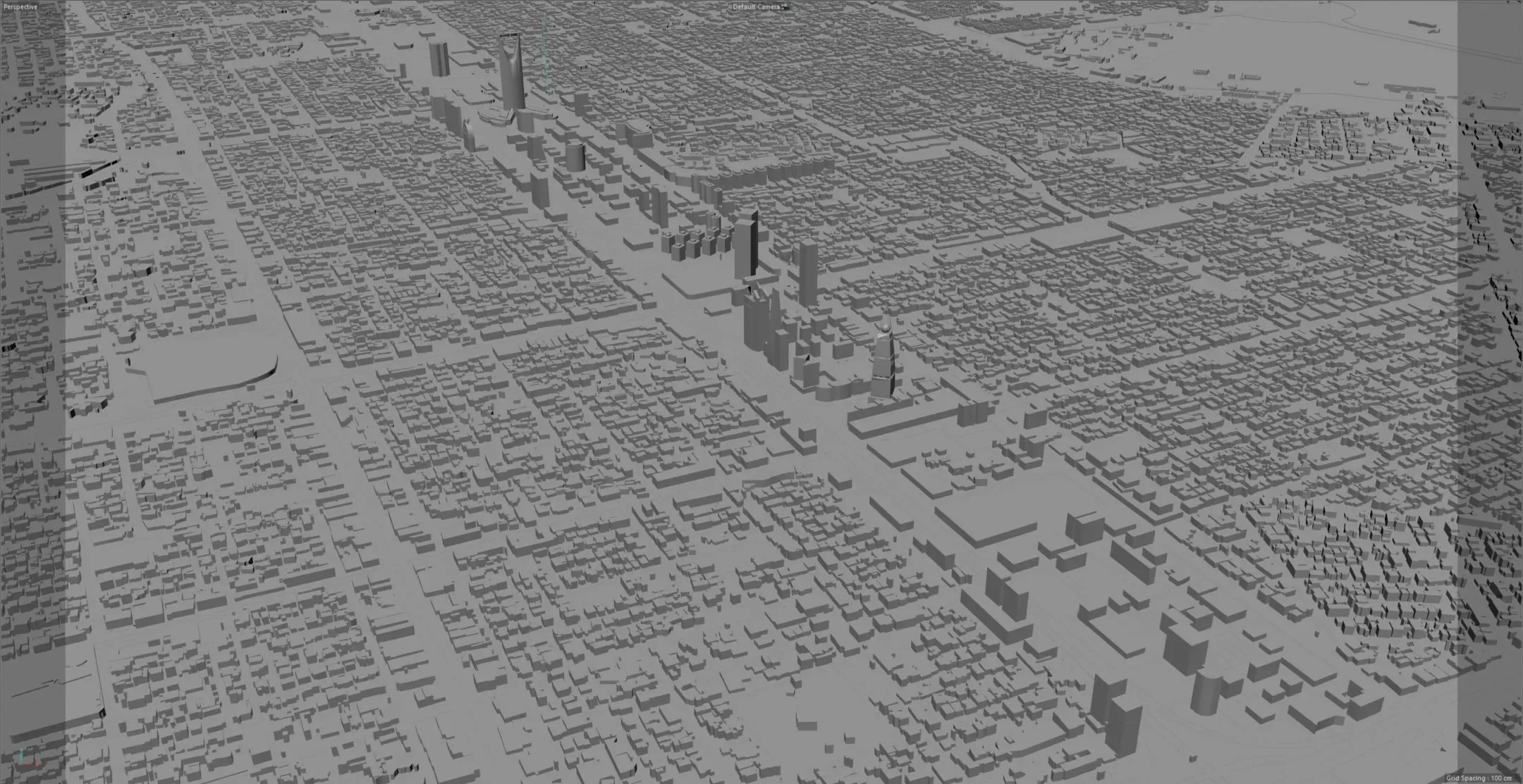 Riyadh City Saudi Arabia 3D Model 120KM