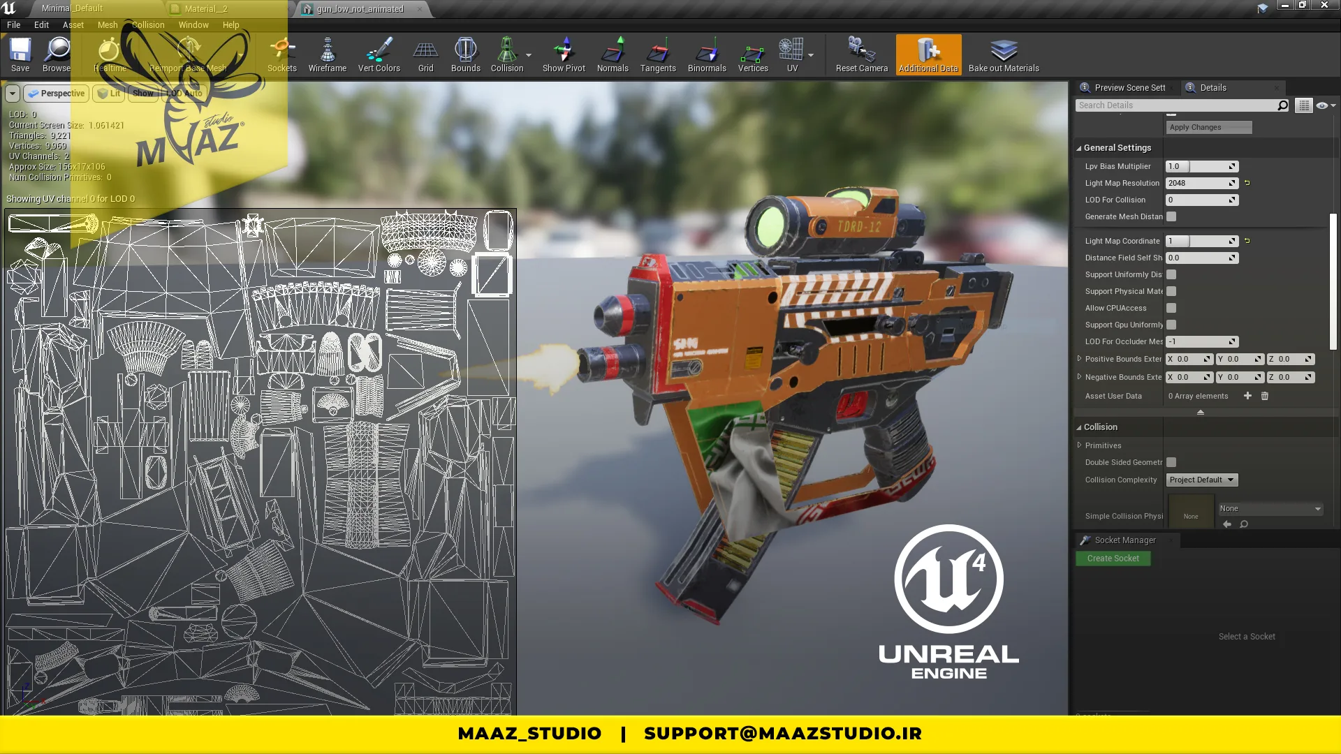 Game Ready Sci-Fi Sub-Machine Gun