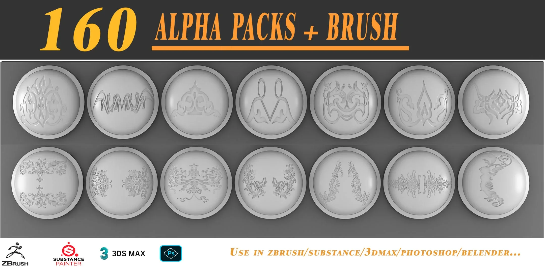 160 Alpha Pack & Brush