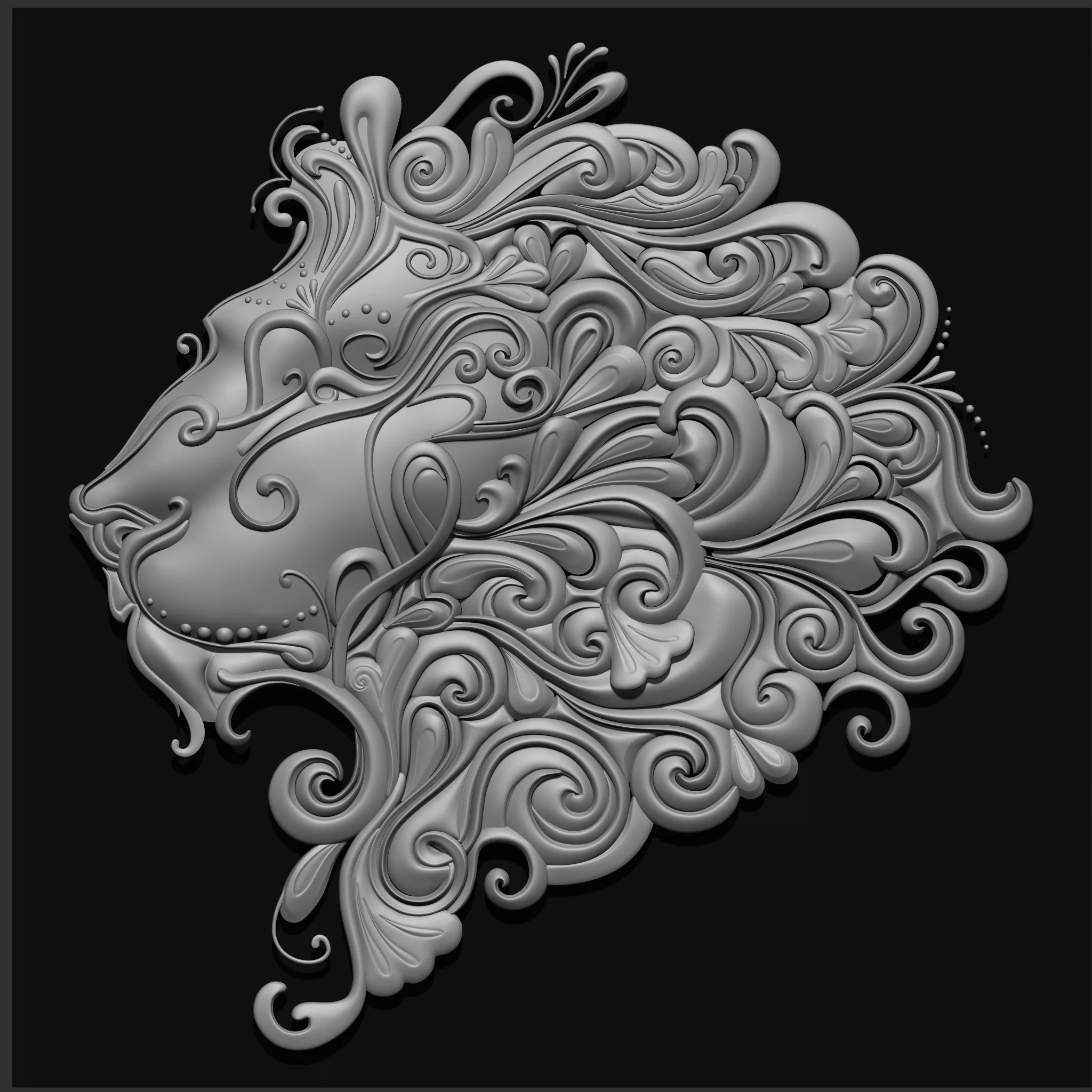 20 IMM Brush Animal Ornament + FlippedNormals