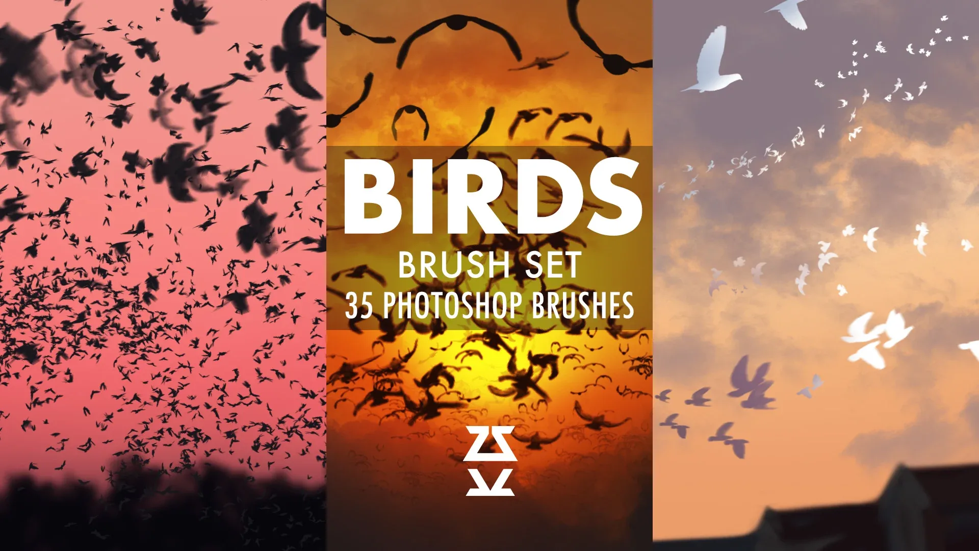 Birds Brush Set