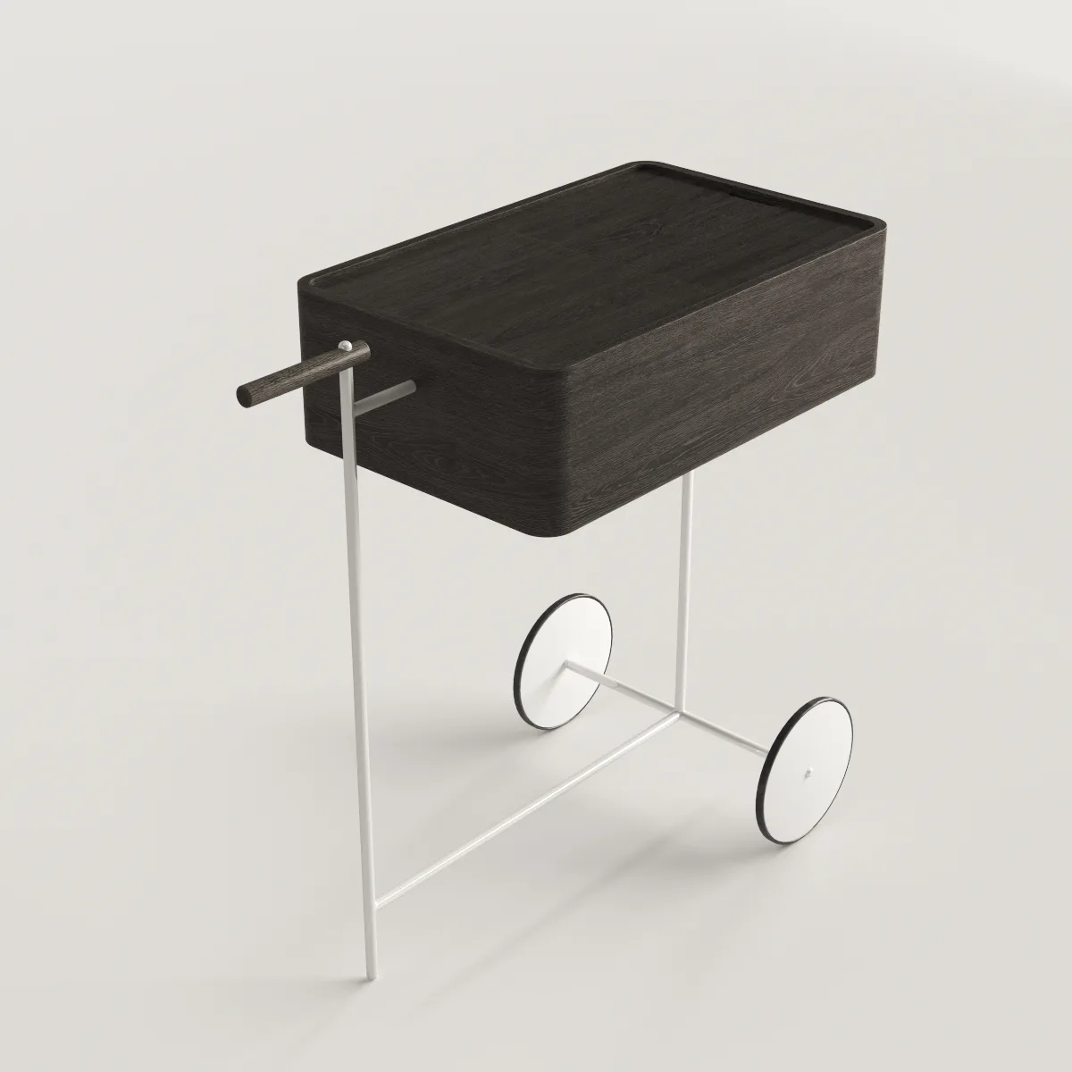 Minimal Trolley Bar Cart