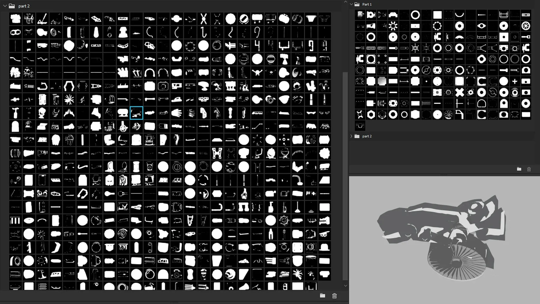 800+ Hard Surface Custom Shapes (300+ CHEATBRUSHES)