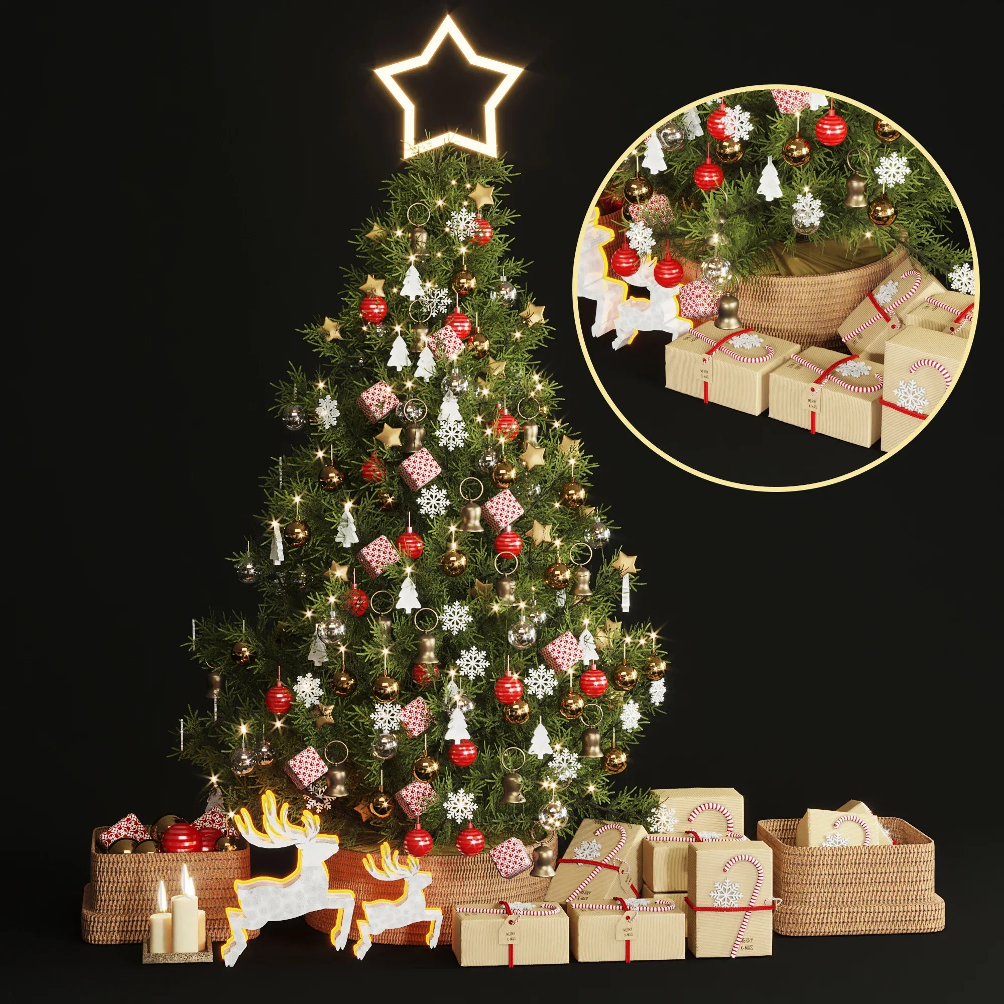 Christmas Tree Decor Set