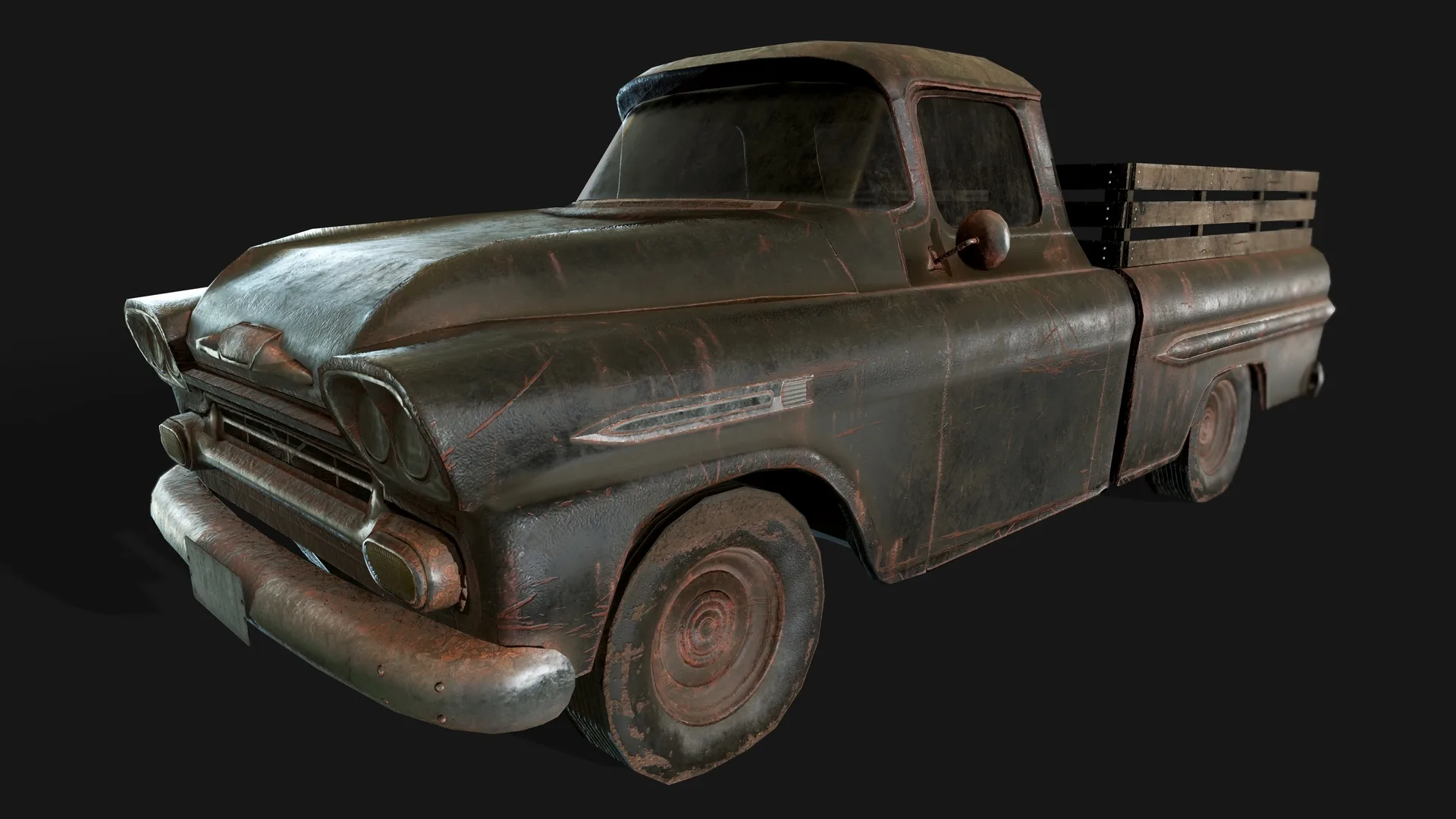 Chevrolet Apache 1959 (LowPoly)