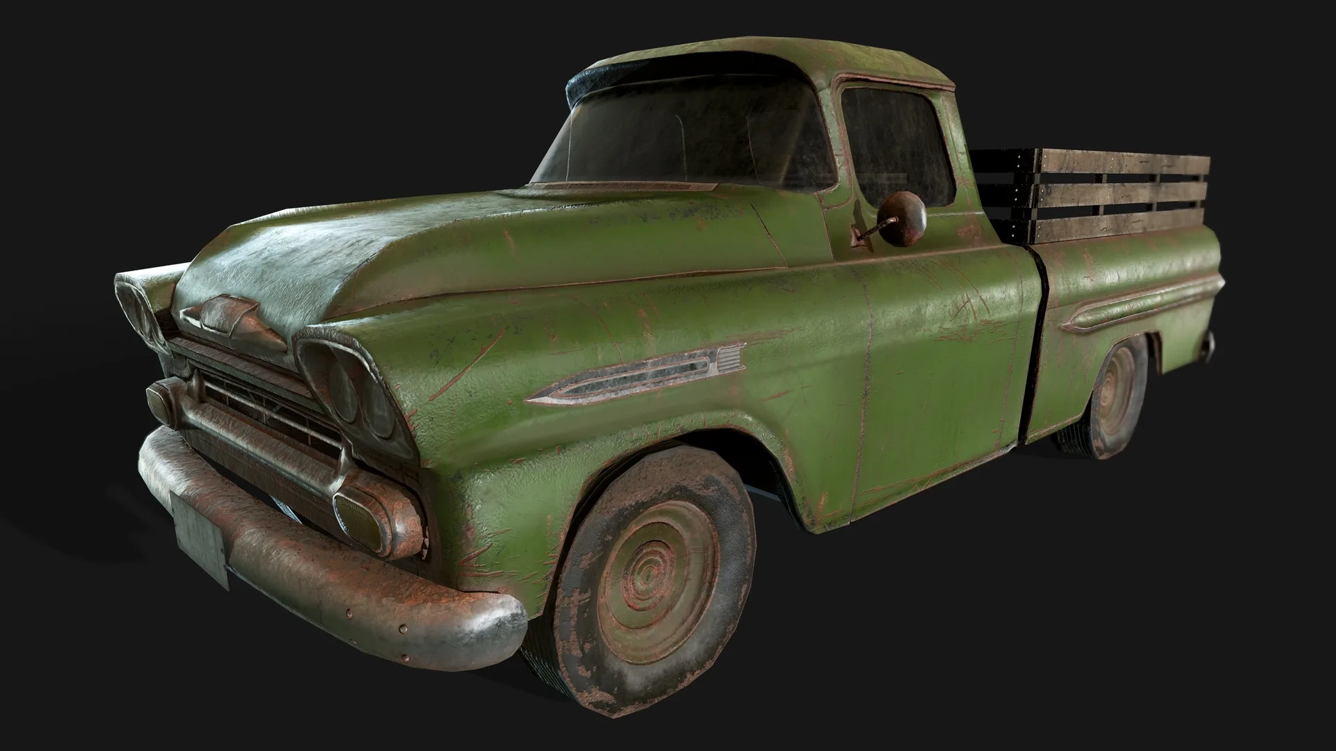 Chevrolet Apache 1959 (LowPoly)