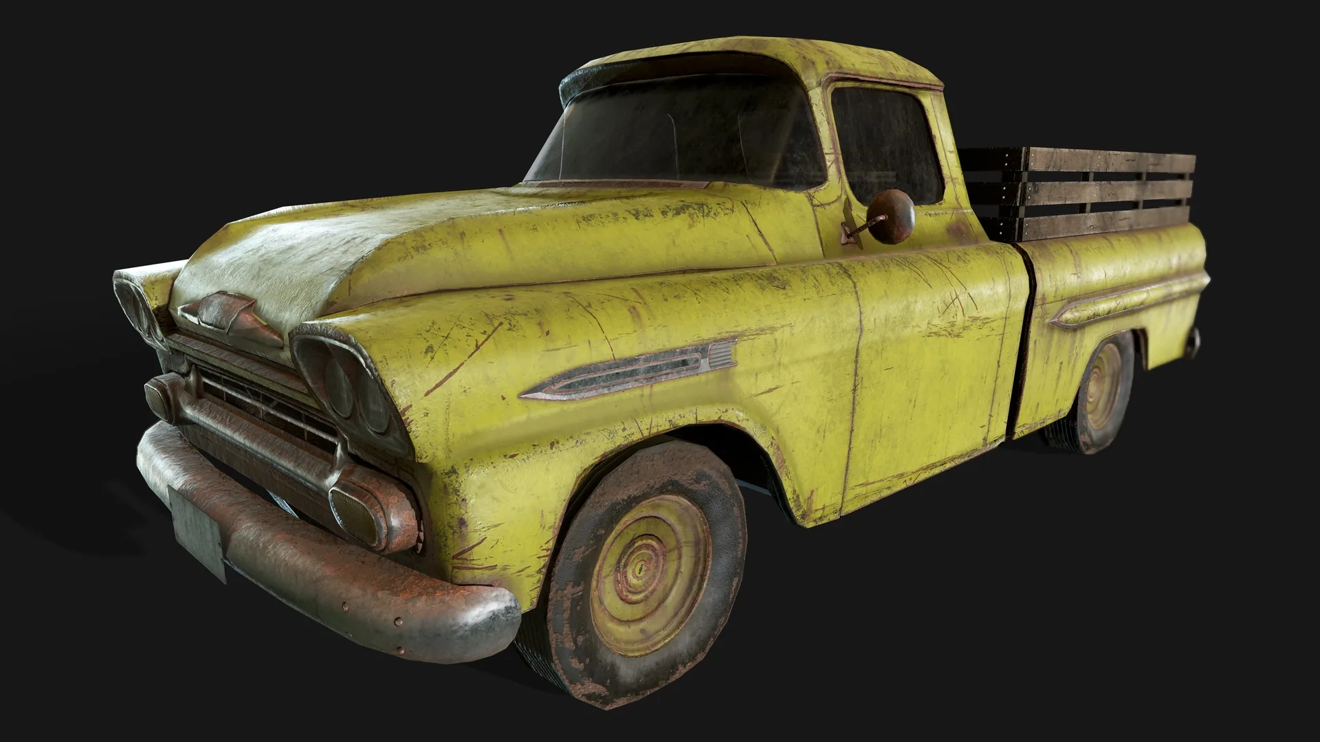 Chevrolet Apache 1959 (LowPoly)