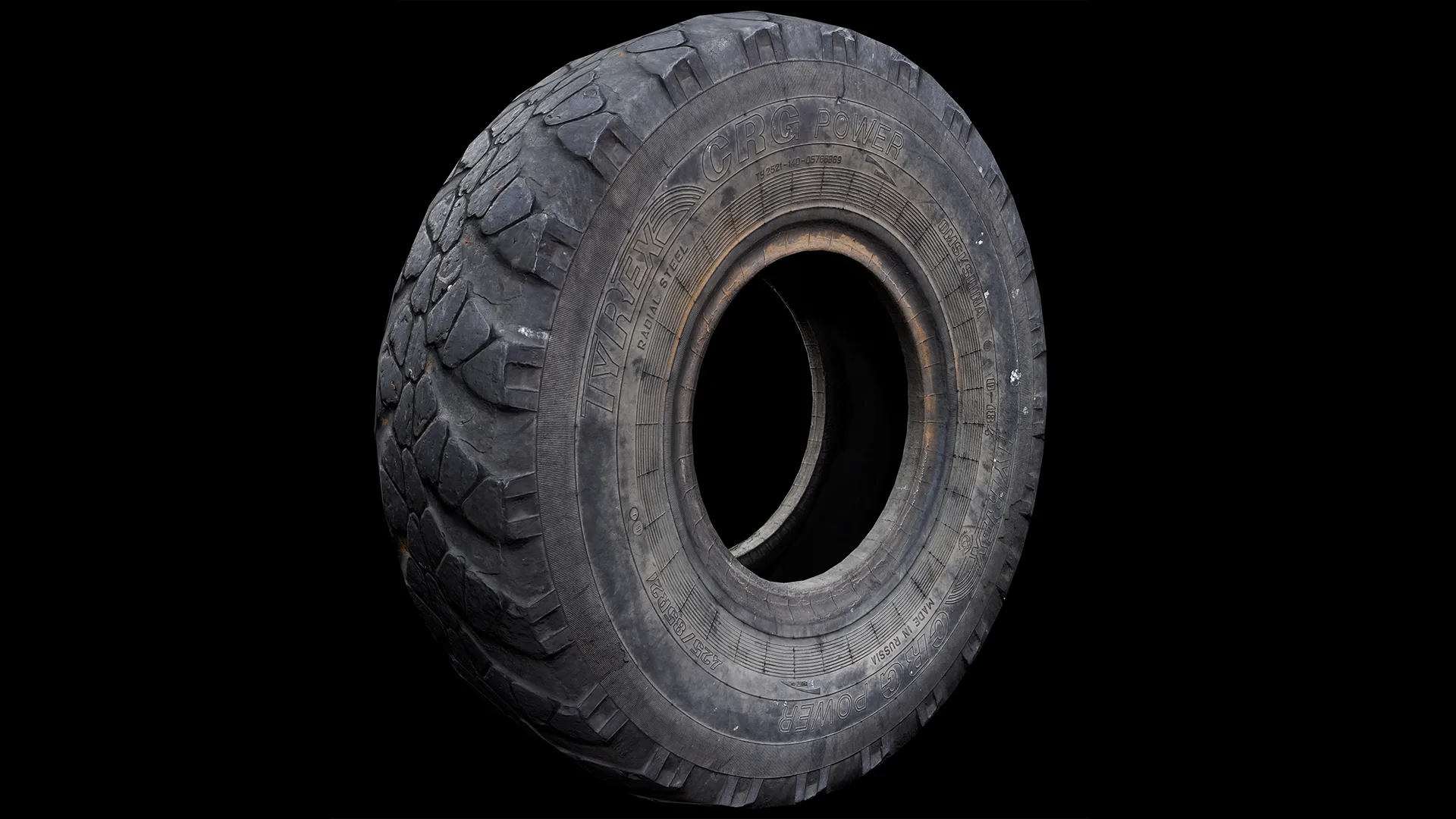 Scanned Russian Truck Tire