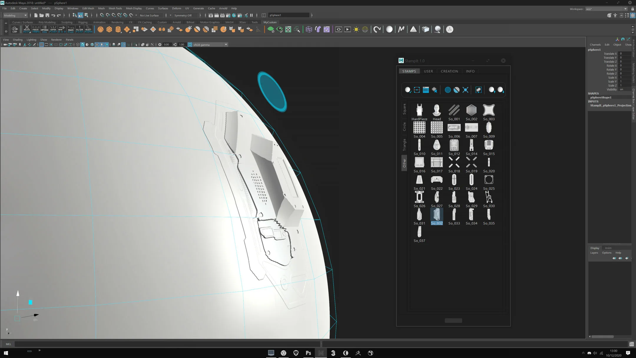 Script - StampIt for Maya