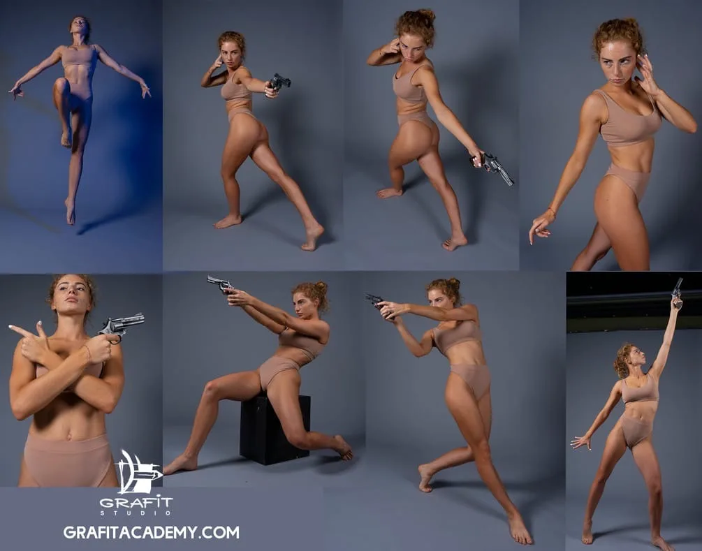 600+ Splash Art Female Pose Reference Pictures for Artists