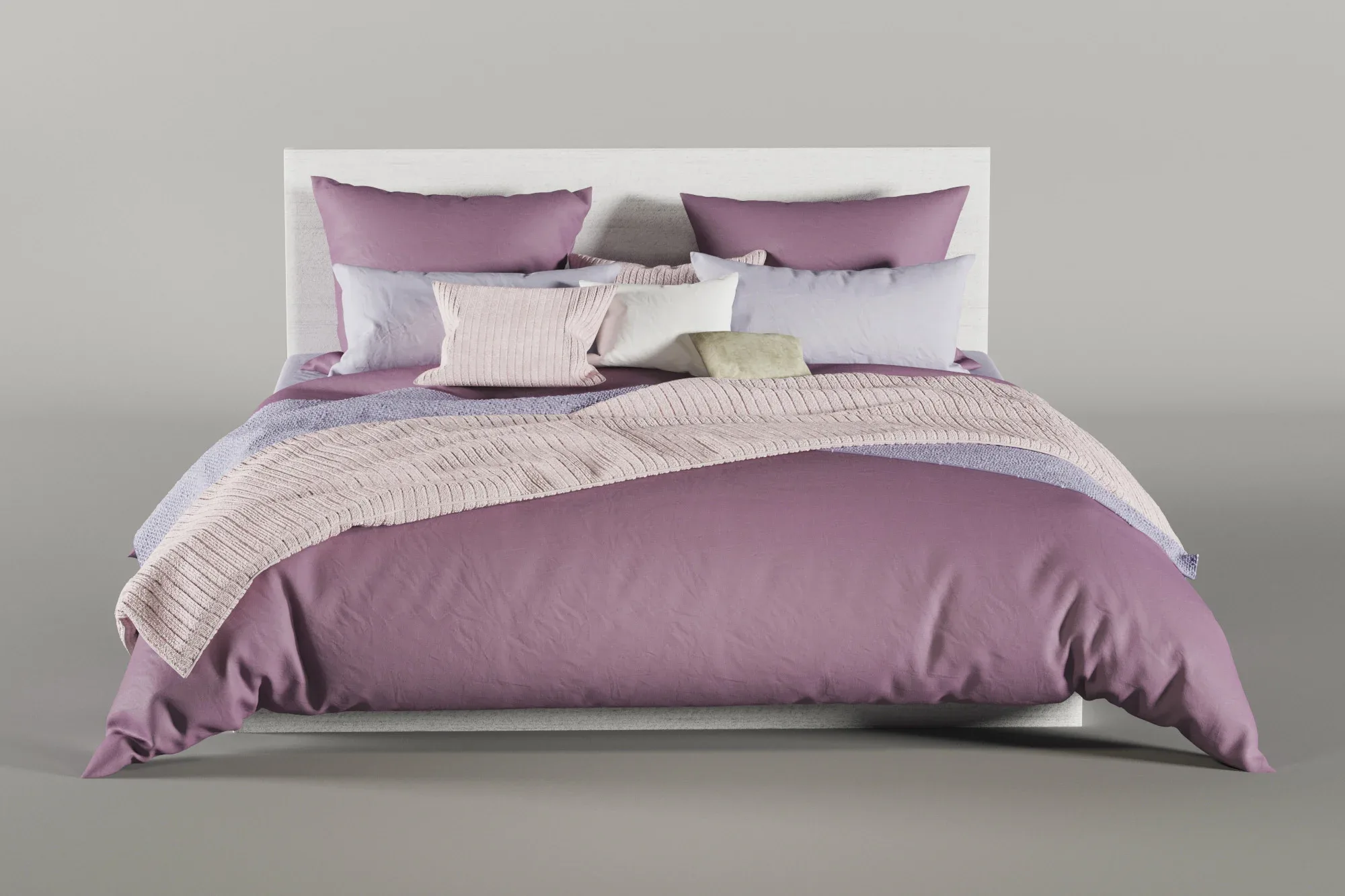 Meridiani Pink Bardo Due Bed