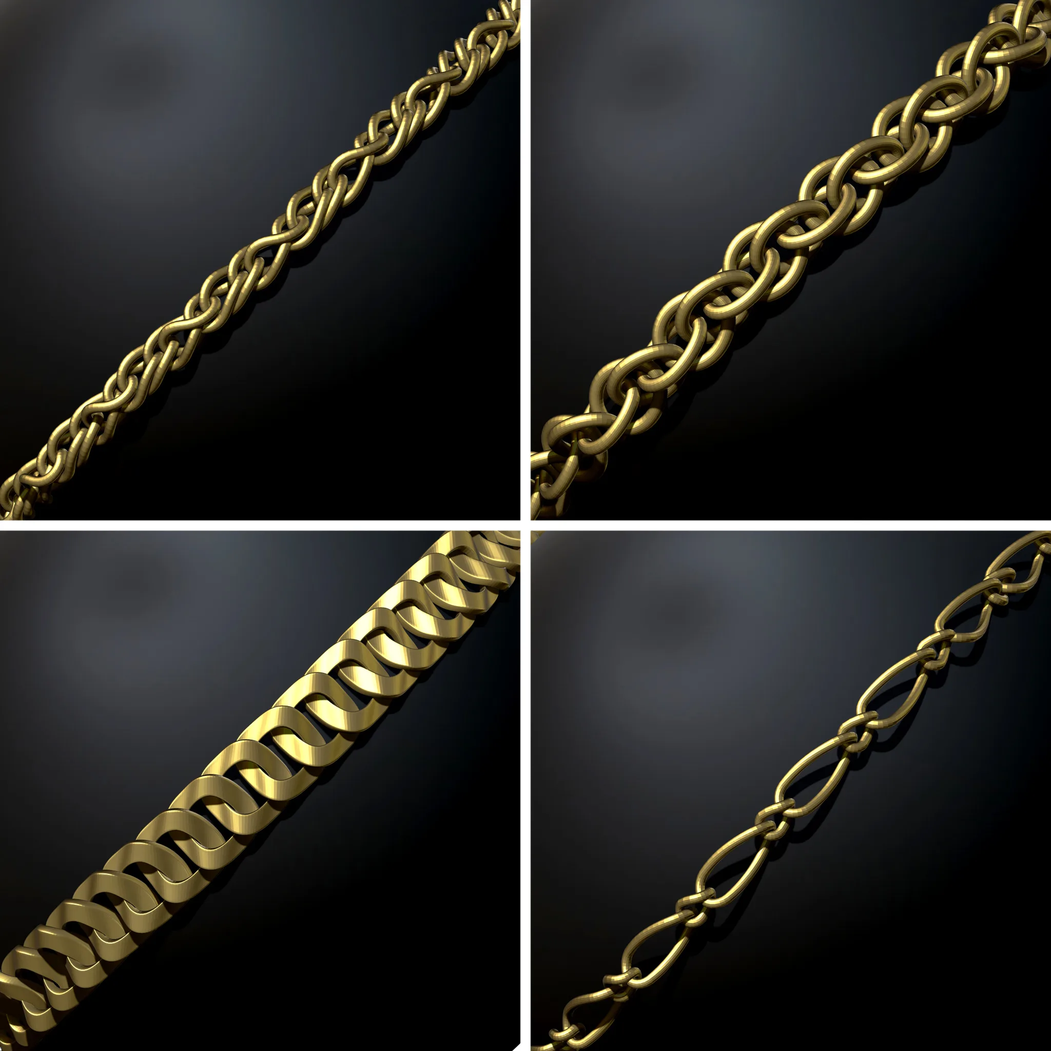 40 Chain Curve Brushes