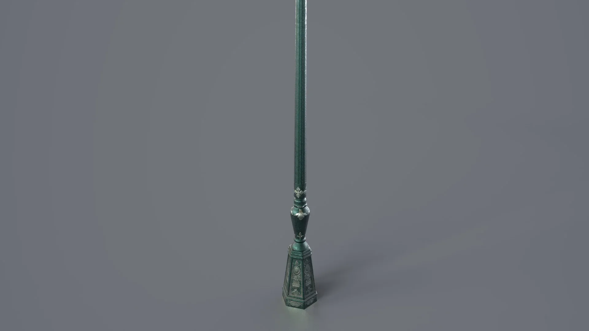 Street Lamp with 3 Textures and 3 LODs