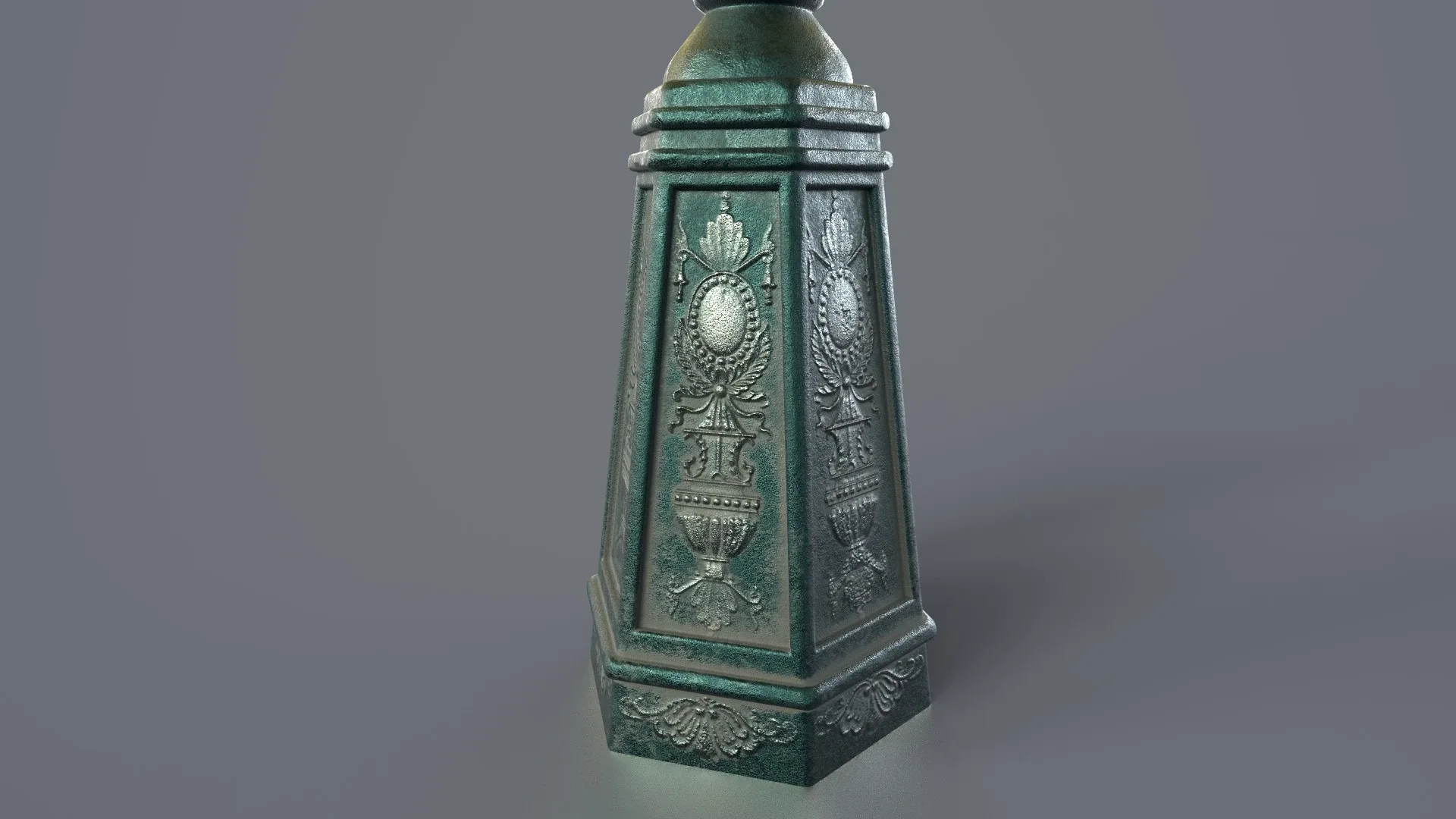 Street Lamp with 3 Textures and 3 LODs