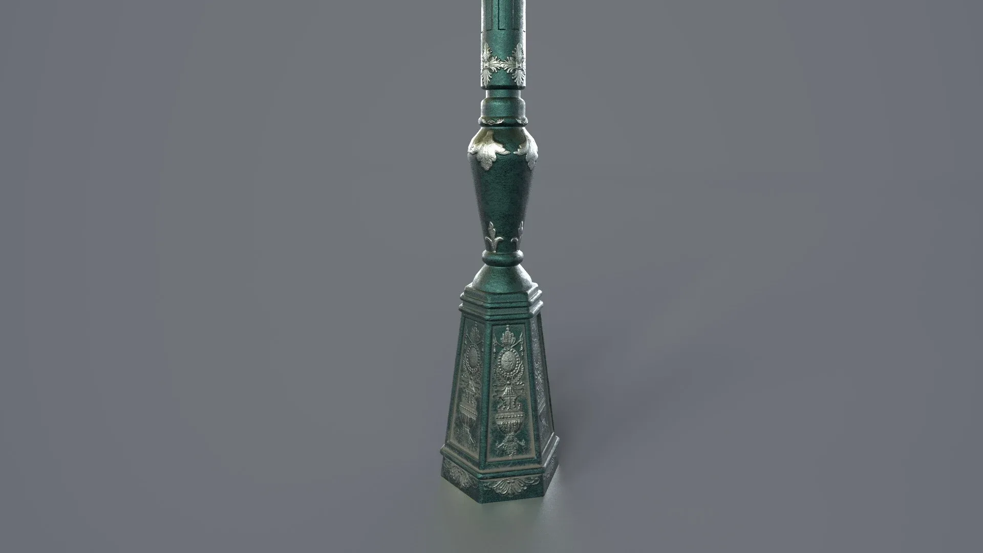 Street Lamp with 3 Textures and 3 LODs