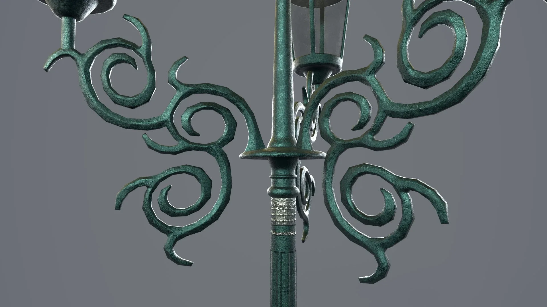 Street Lamp with 3 Textures and 3 LODs