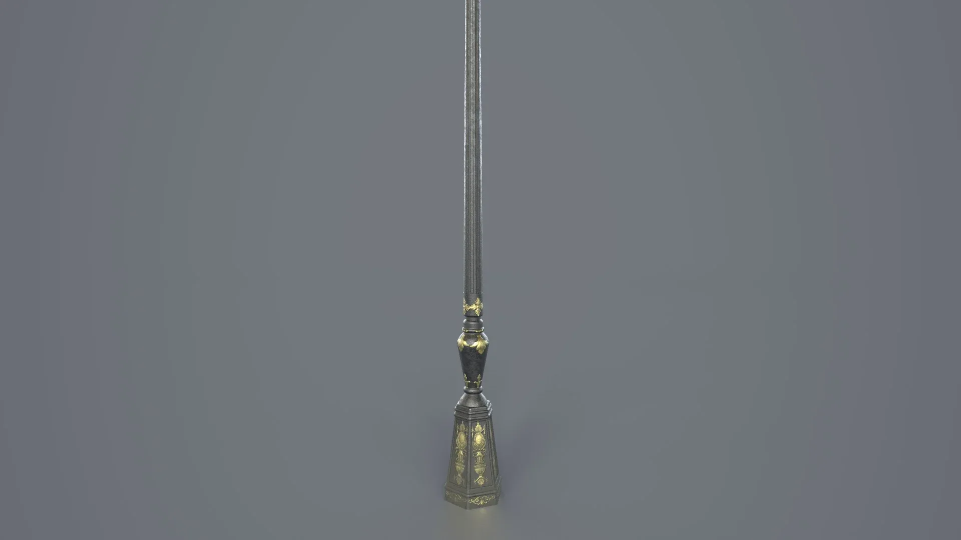 Street Lamp with 3 Textures and 3 LODs