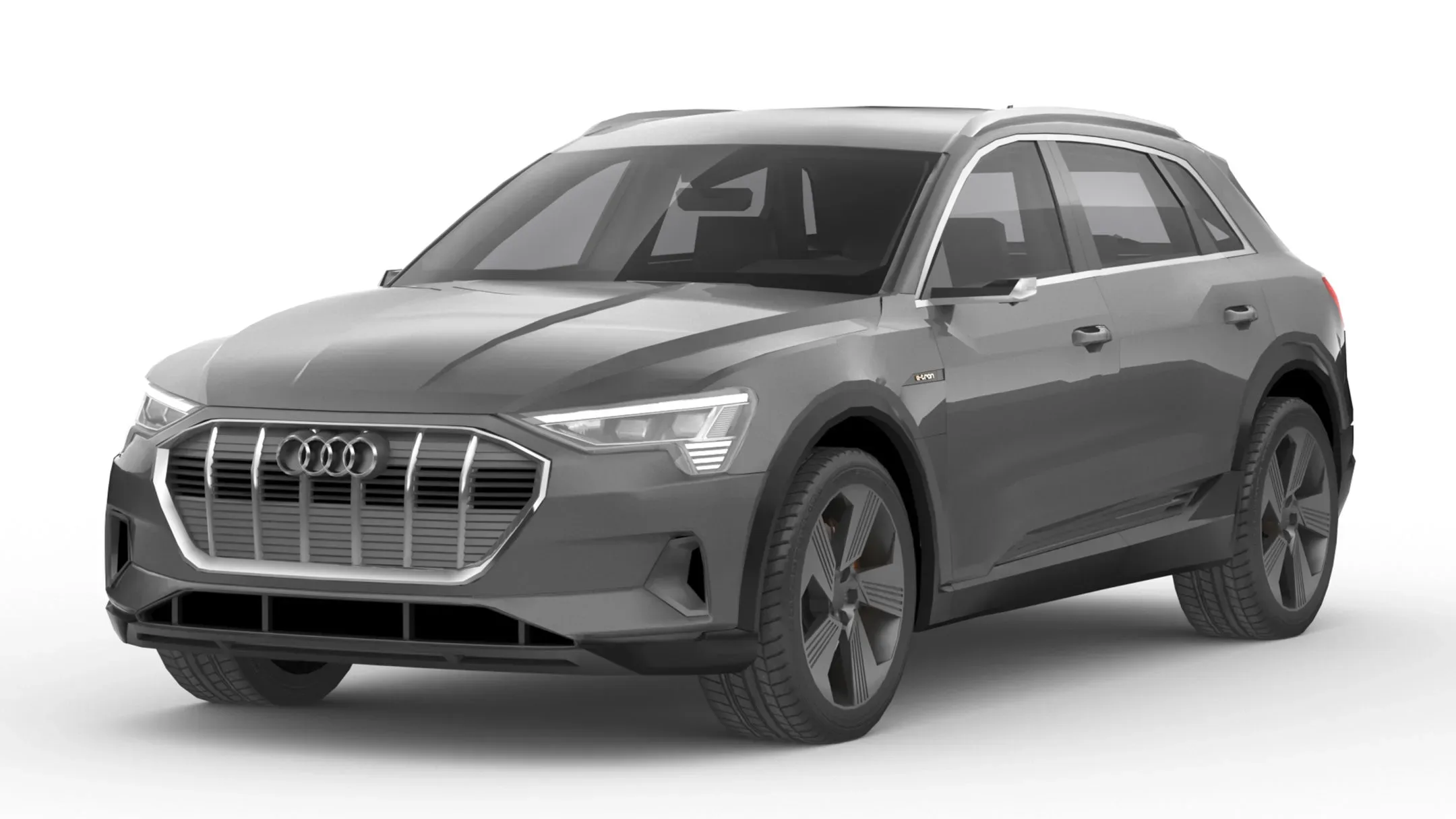 Audi E-Tron 2020 LOW POLY