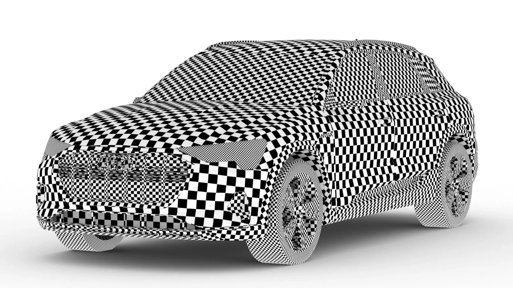 Audi E-Tron 2020 LOW POLY