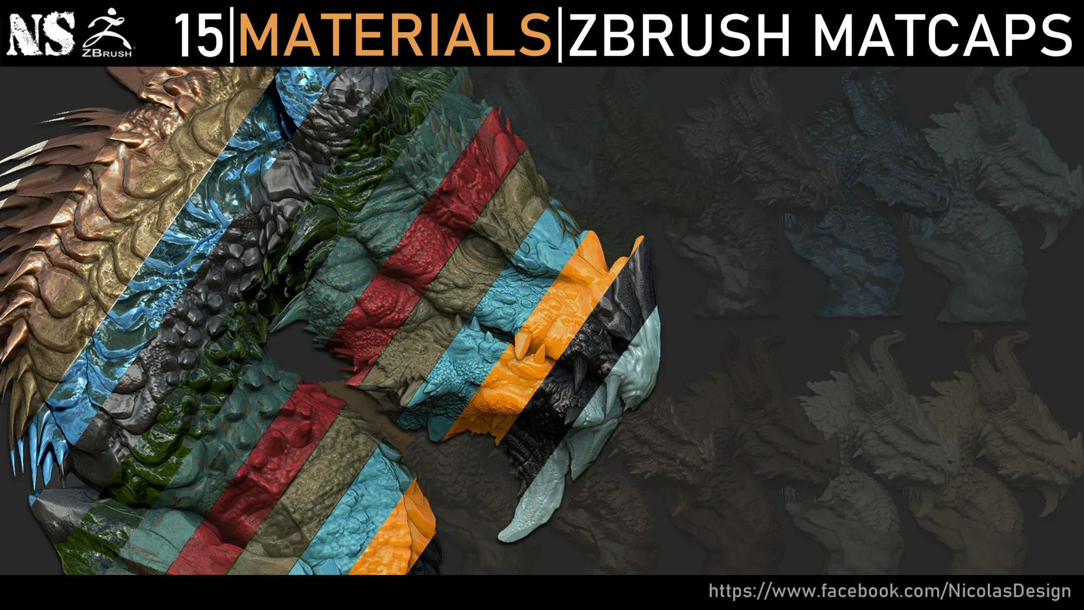 Zbrush - Materials Zbrush Matcaps