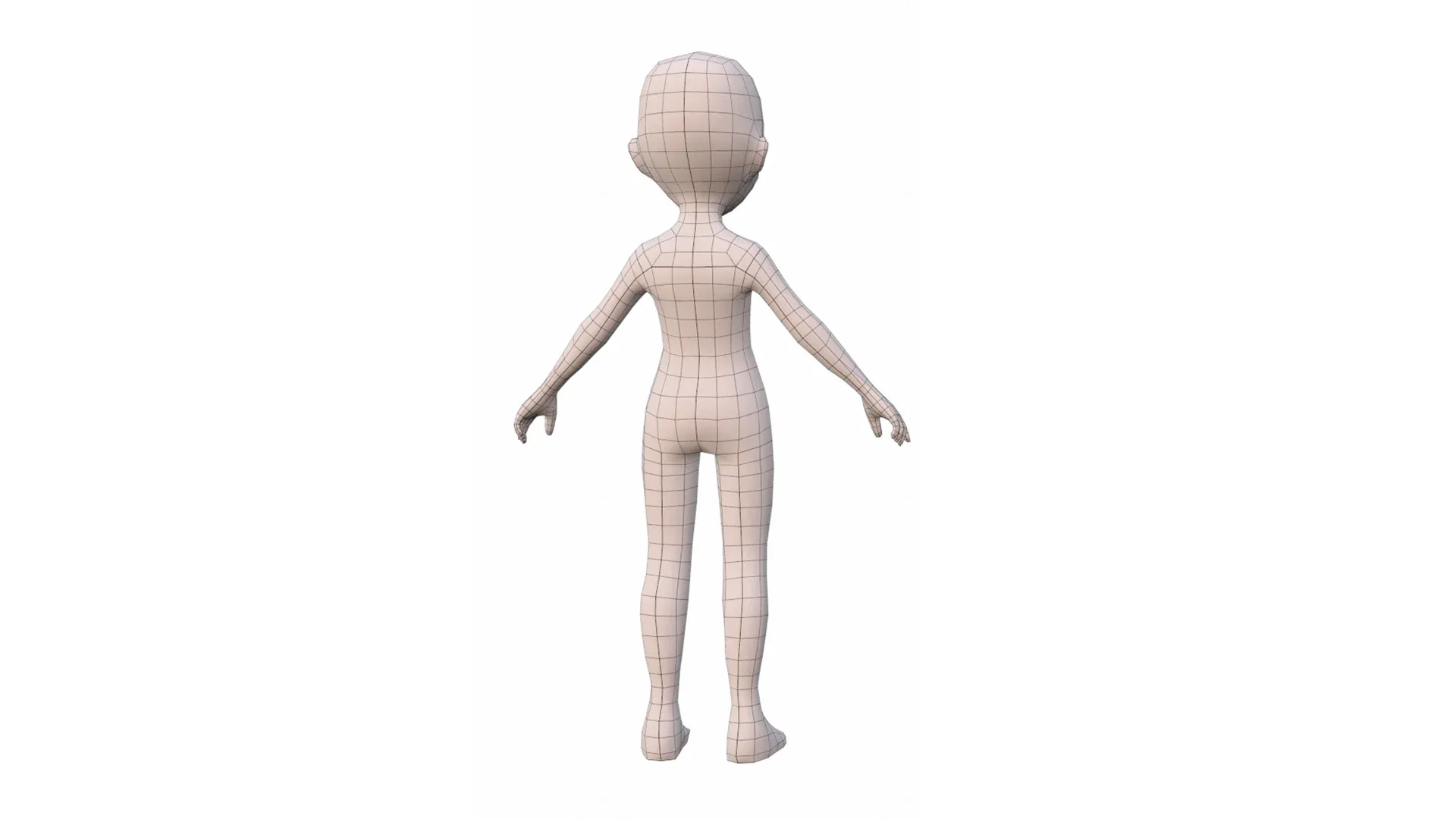 Girl Basemesh - Rigged