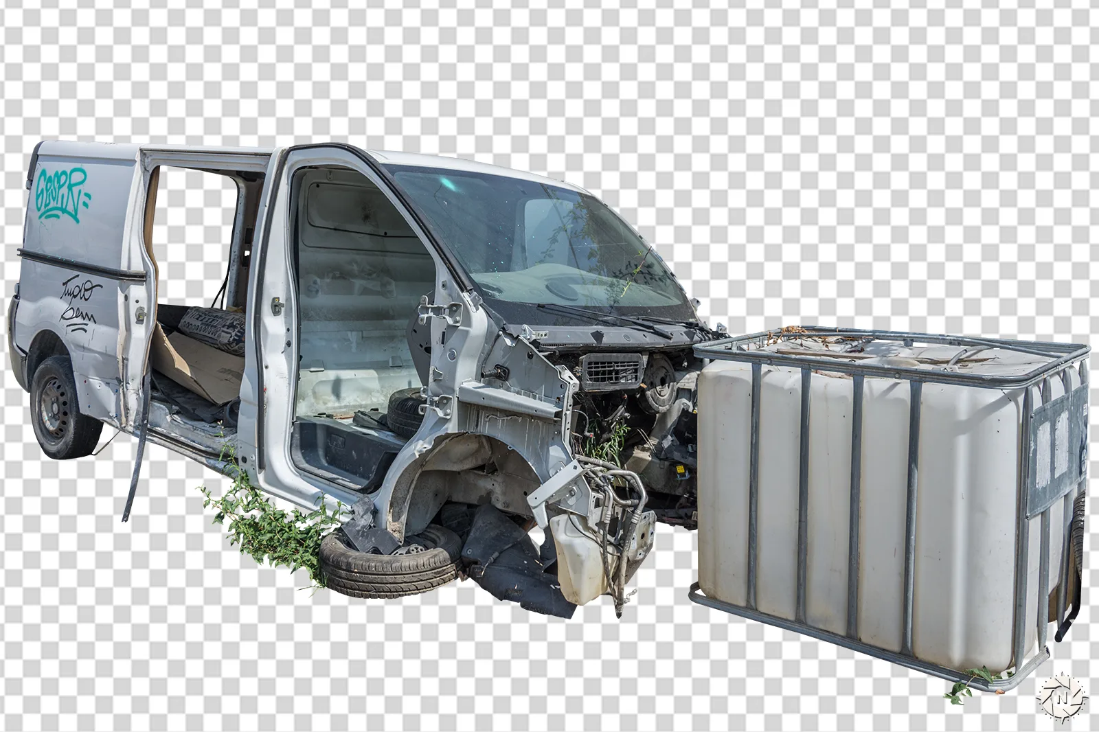 PNG Photo Pack: Destroyed Vehicles