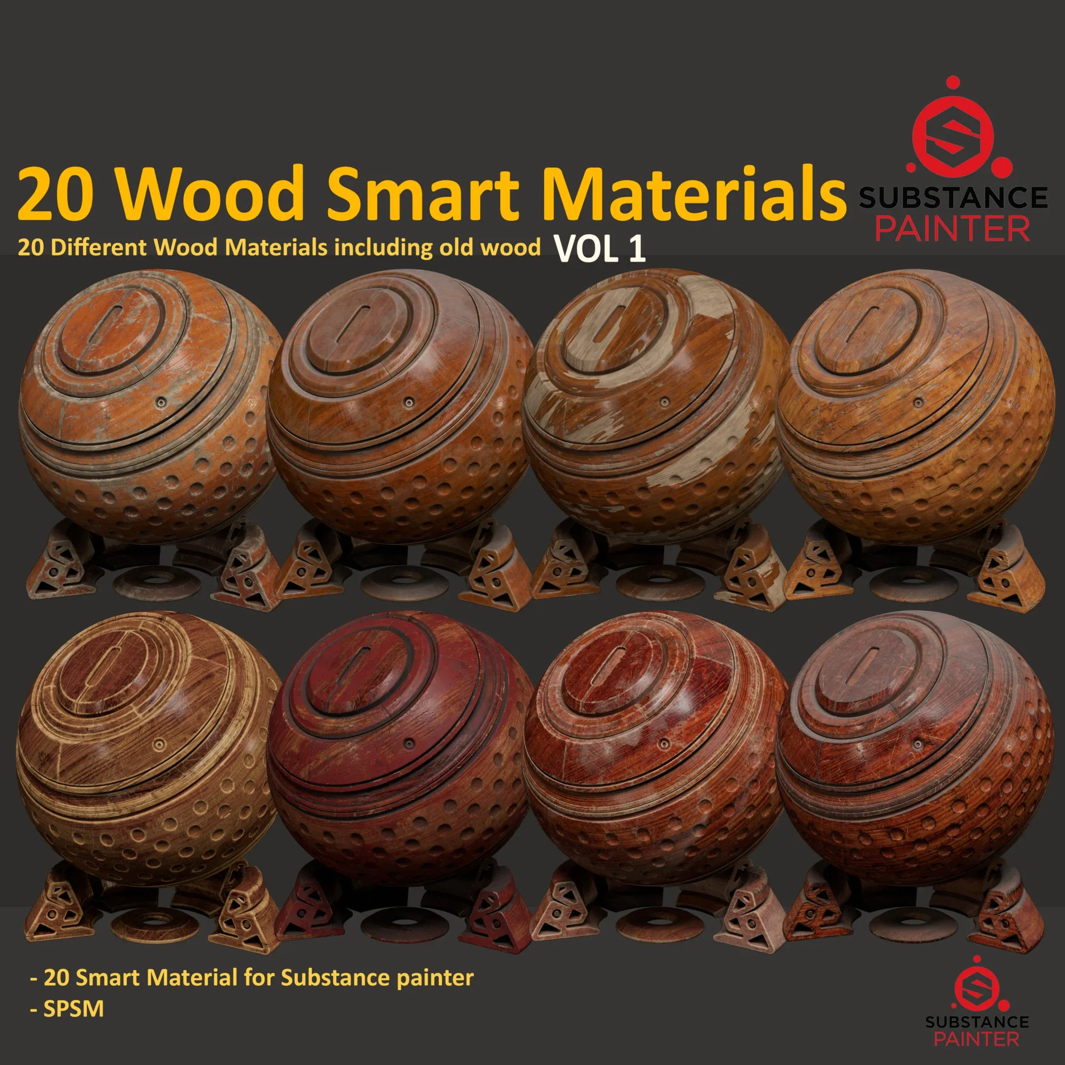 20 Wood Smart Materials - Vol 1