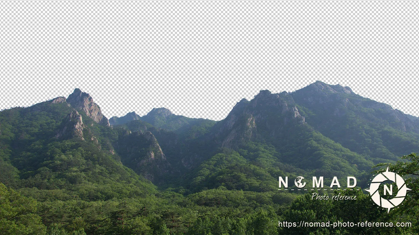 PNG Photo Pack: Asian Mountains