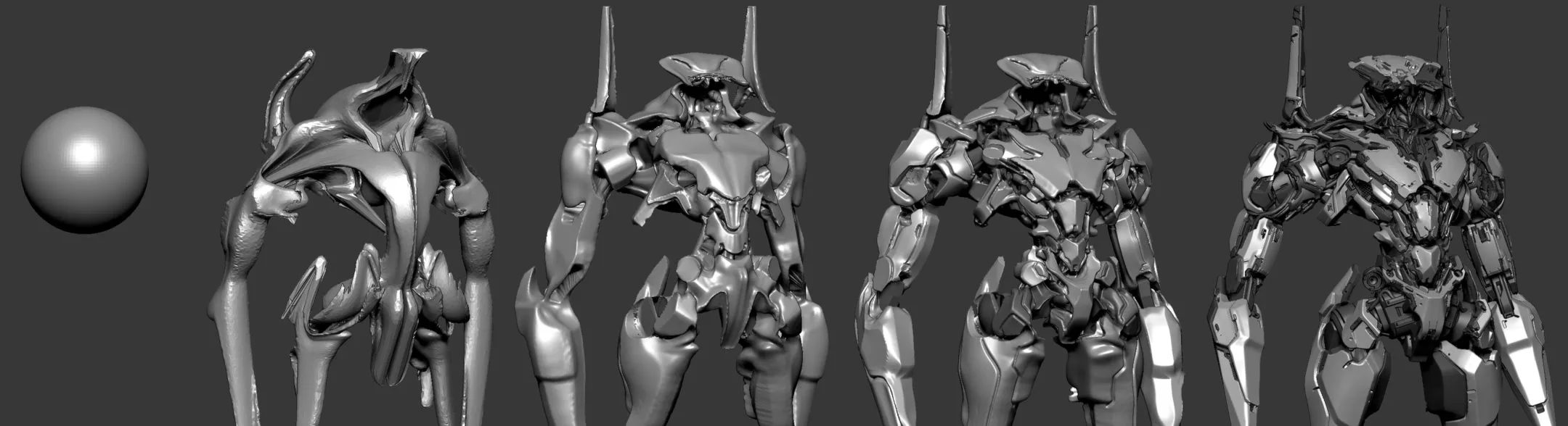 Zbrush Mech Concept - Tutorial