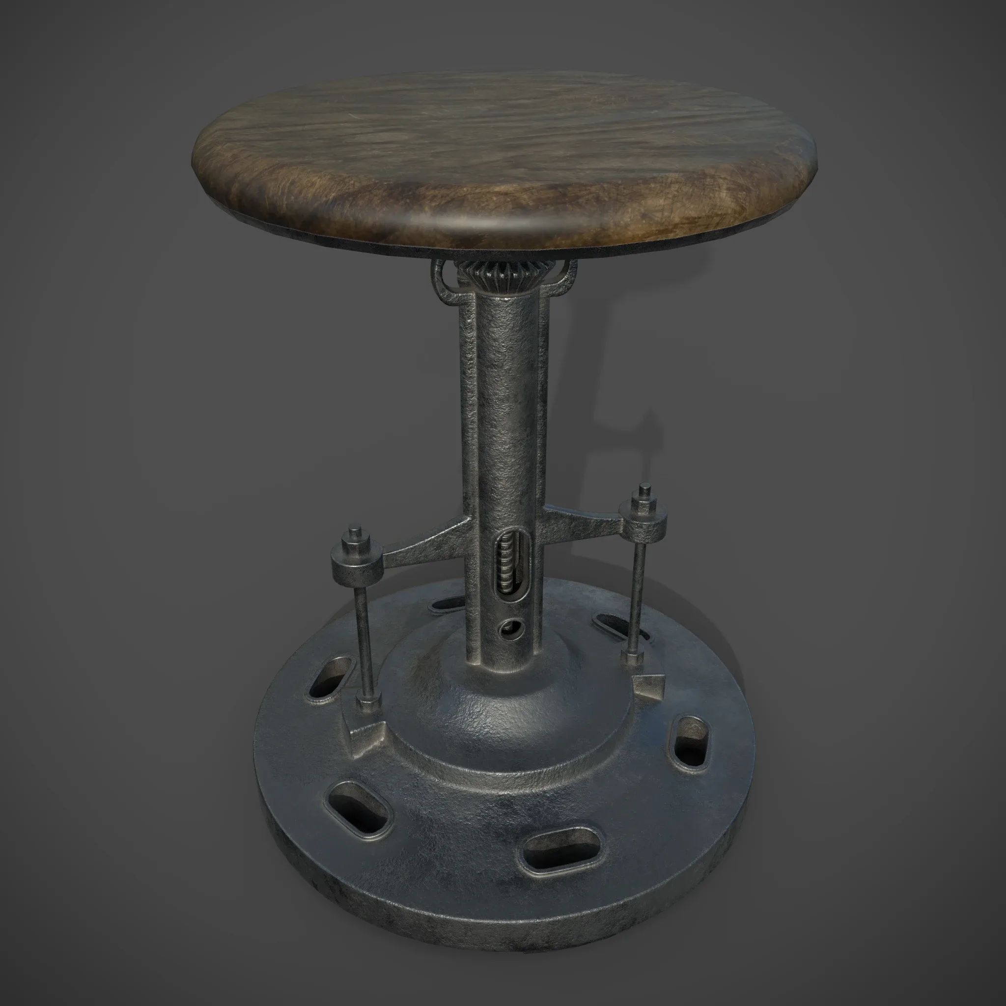 Bar Chair Game Ready Model